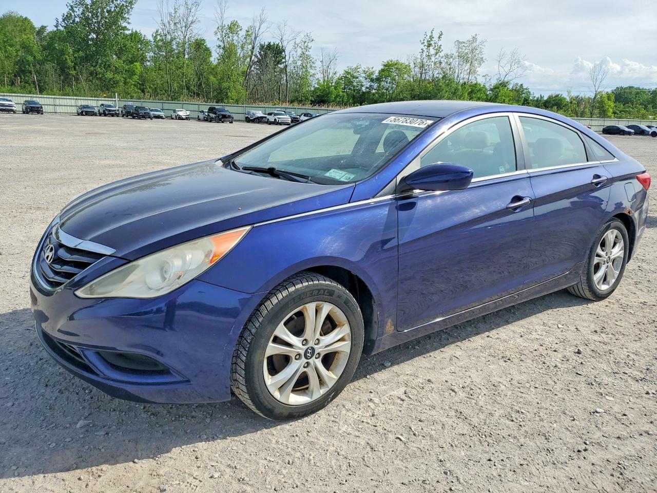 2011 Hyundai Sonata Blue vin: 5NPEB4AC8BH074143