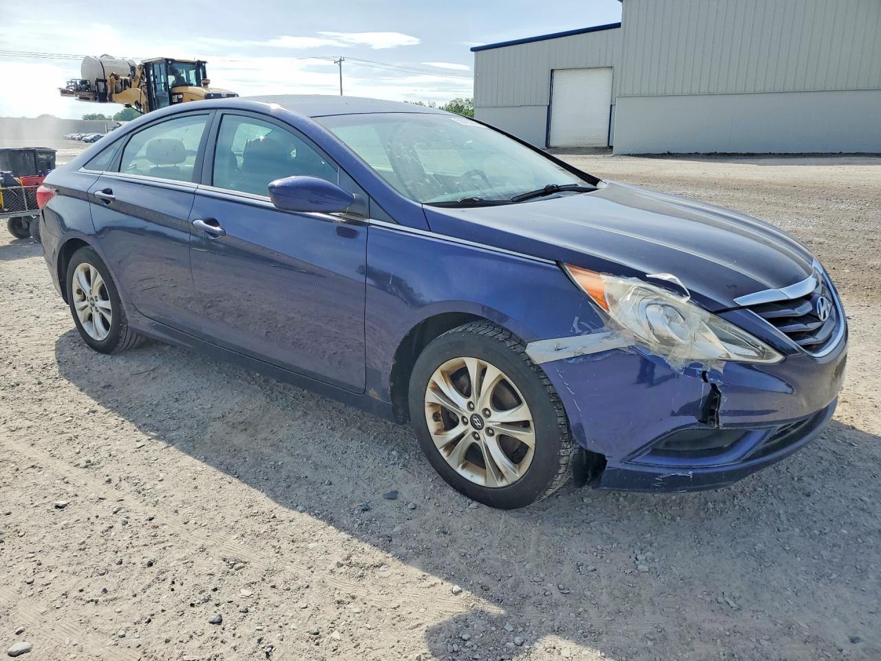 2011 Hyundai Sonata Blue vin: 5NPEB4AC8BH074143