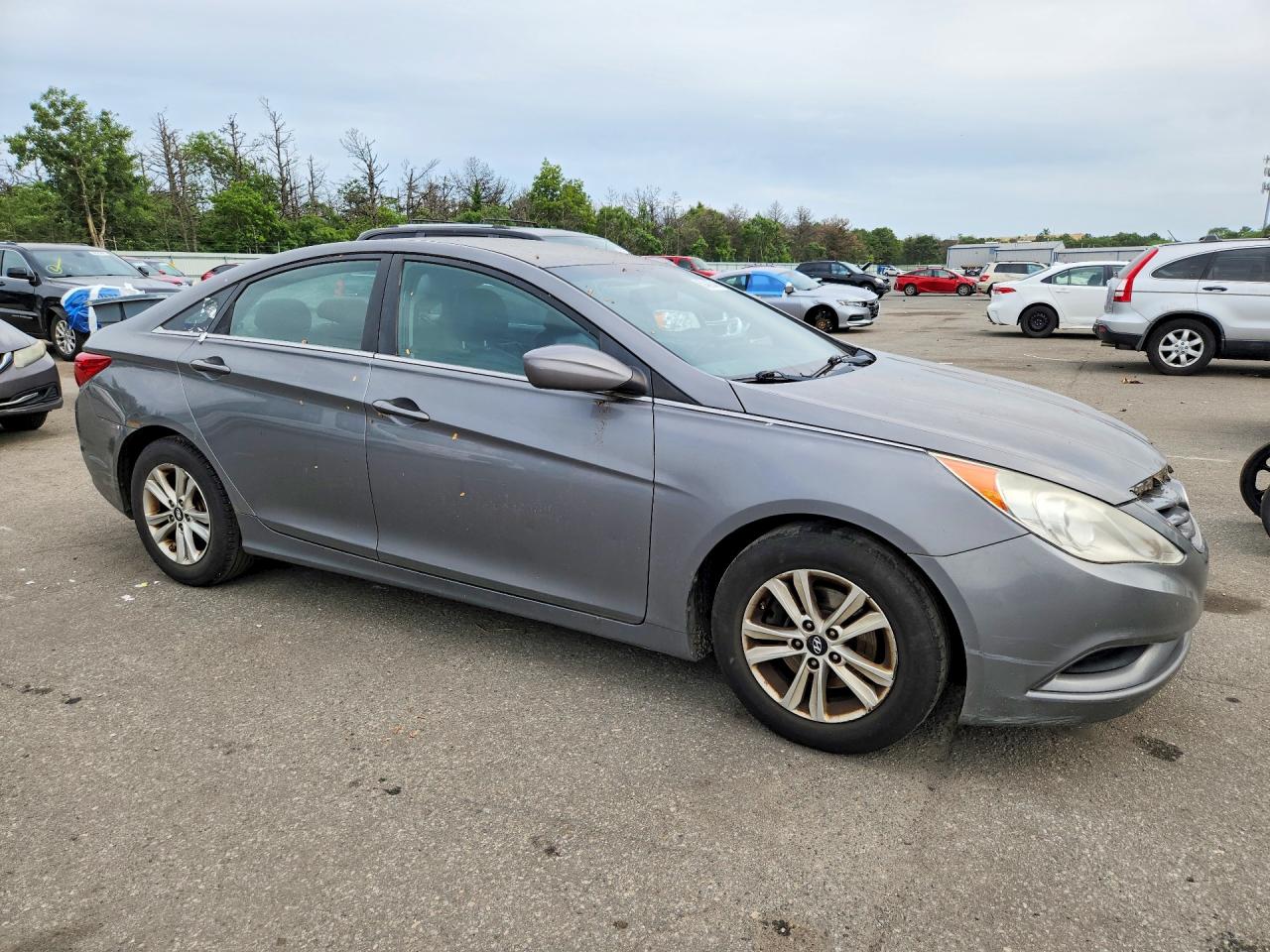 2011 Hyundai Sonata Gls Gray vin: 5NPEB4AC8BH076541