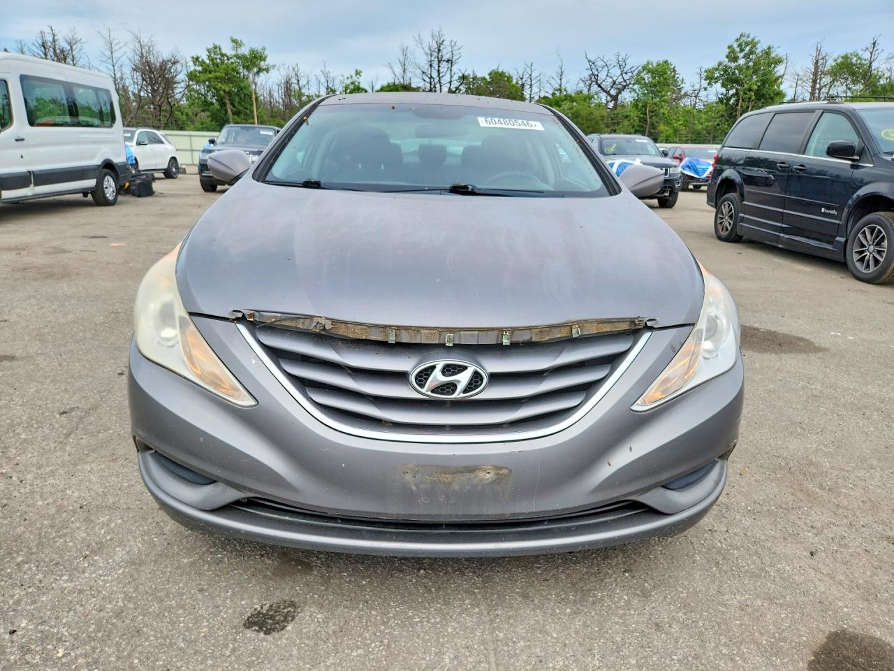 2011 Hyundai Sonata Gls Gray vin: 5NPEB4AC8BH076541