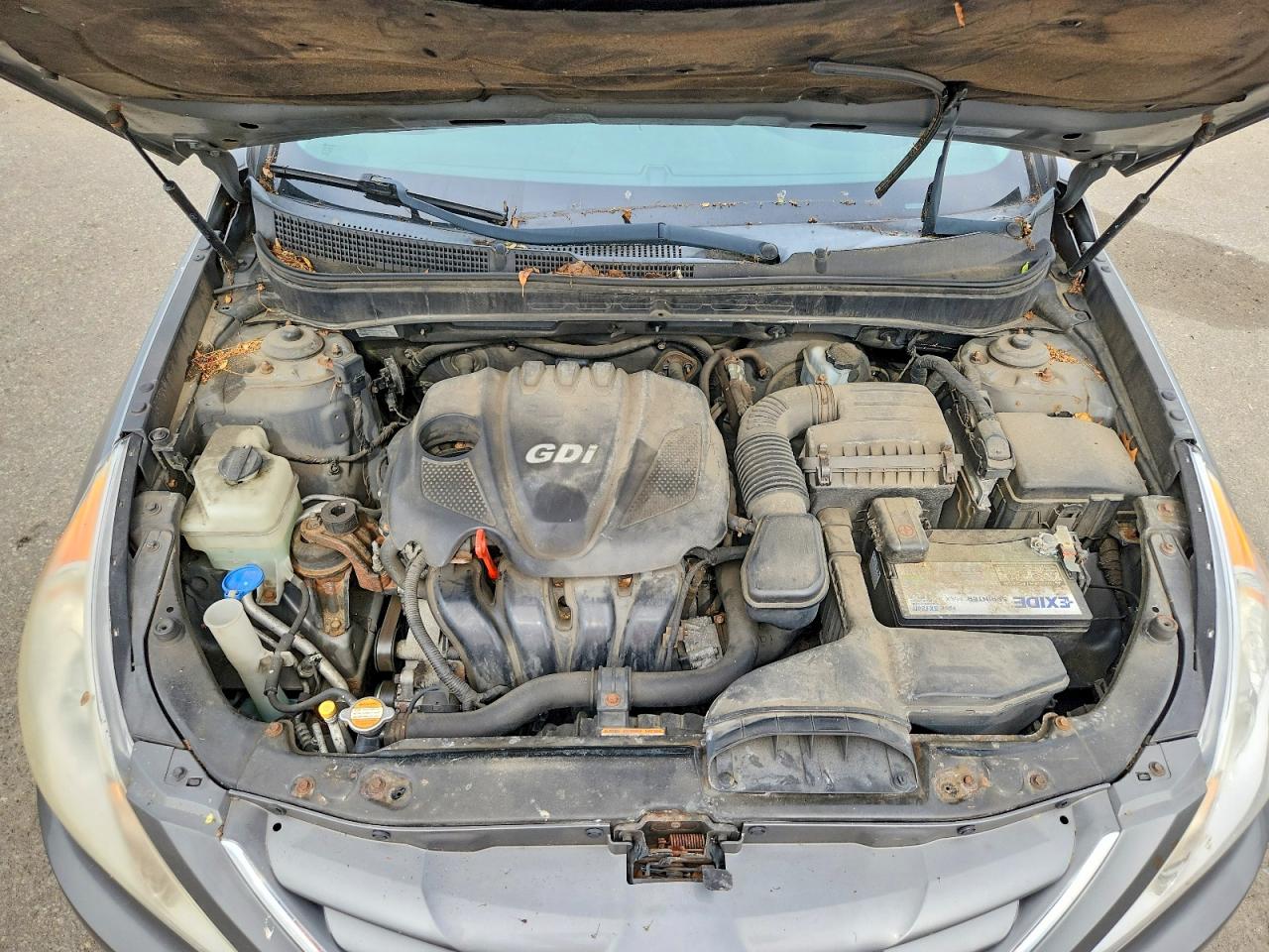 2011 Hyundai Sonata Gls Gray vin: 5NPEB4AC8BH076541
