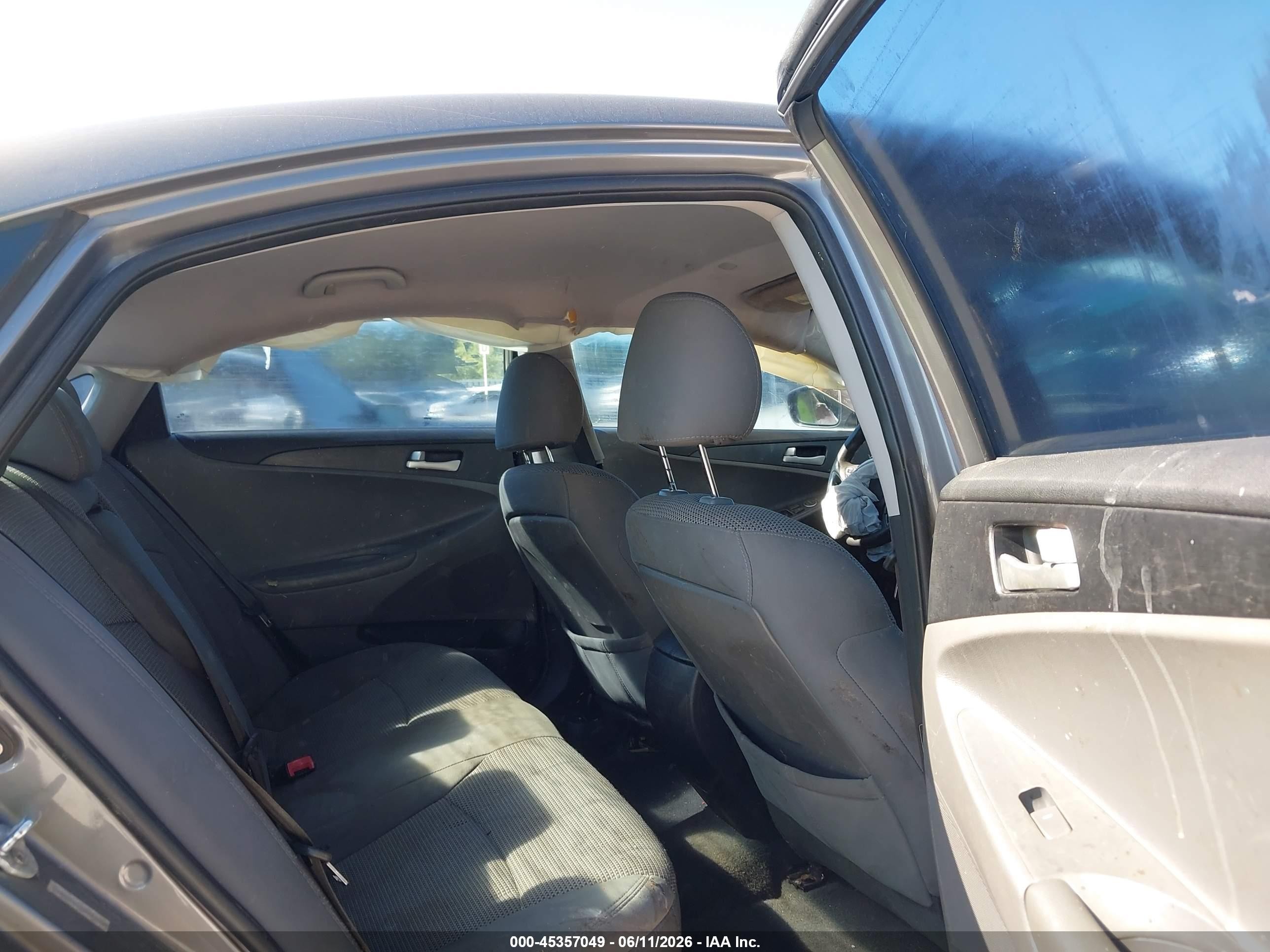 2011 Hyundai Sonata Gls Gray vin: 5NPEB4AC8BH087894