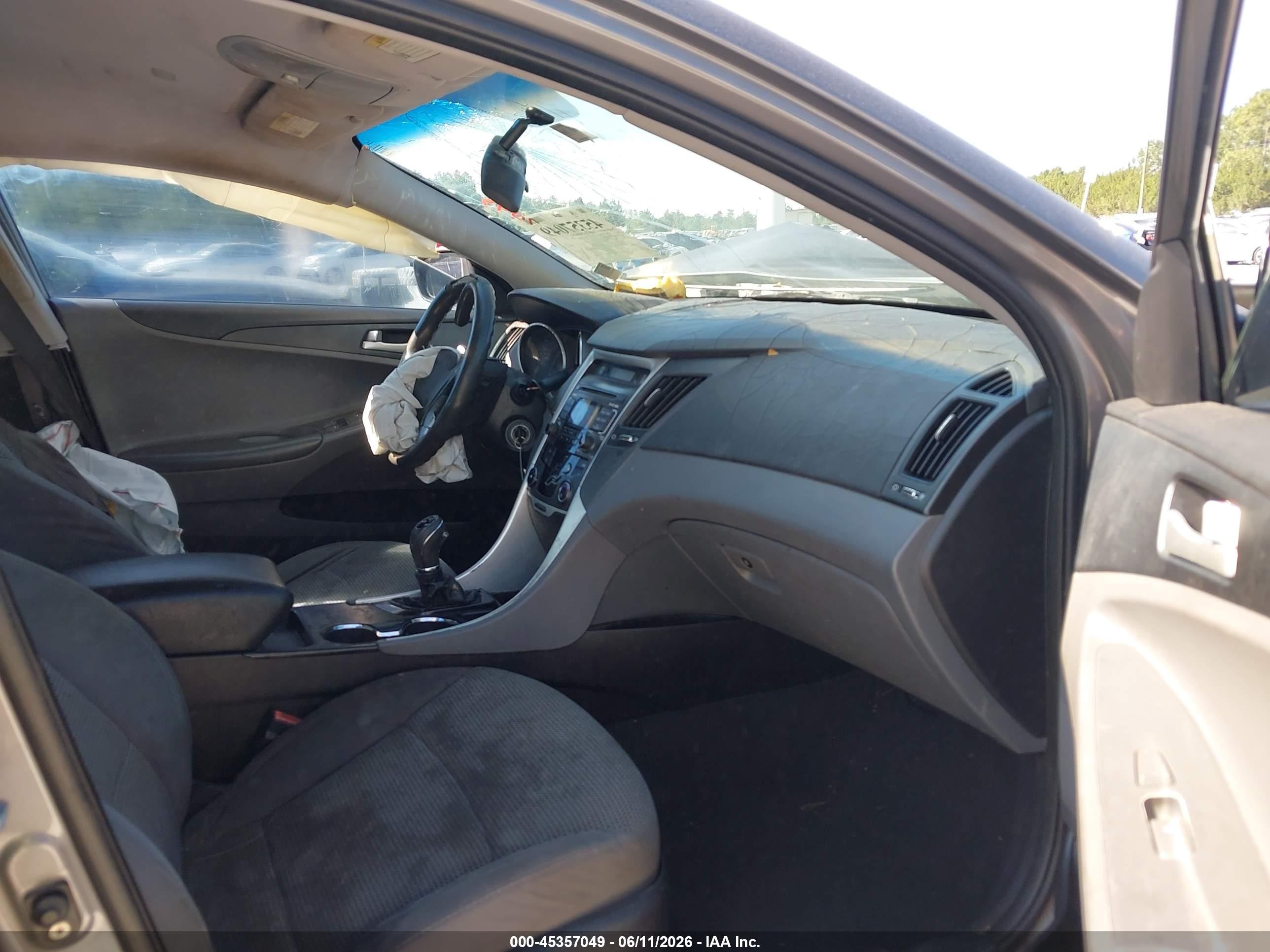 2011 Hyundai Sonata Gls Gray vin: 5NPEB4AC8BH087894