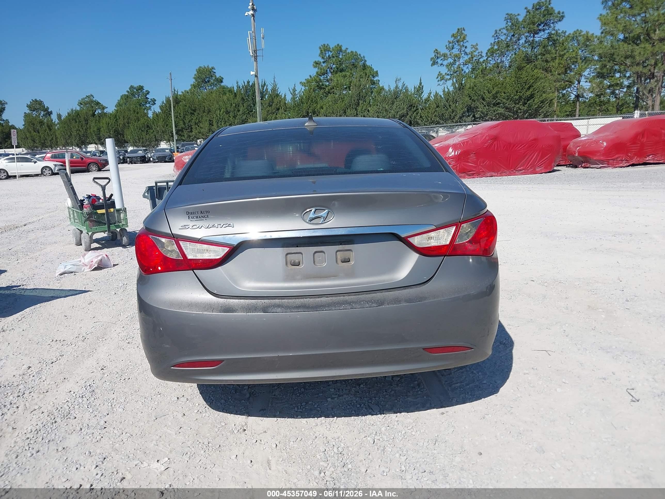 2011 Hyundai Sonata Gls Gray vin: 5NPEB4AC8BH087894