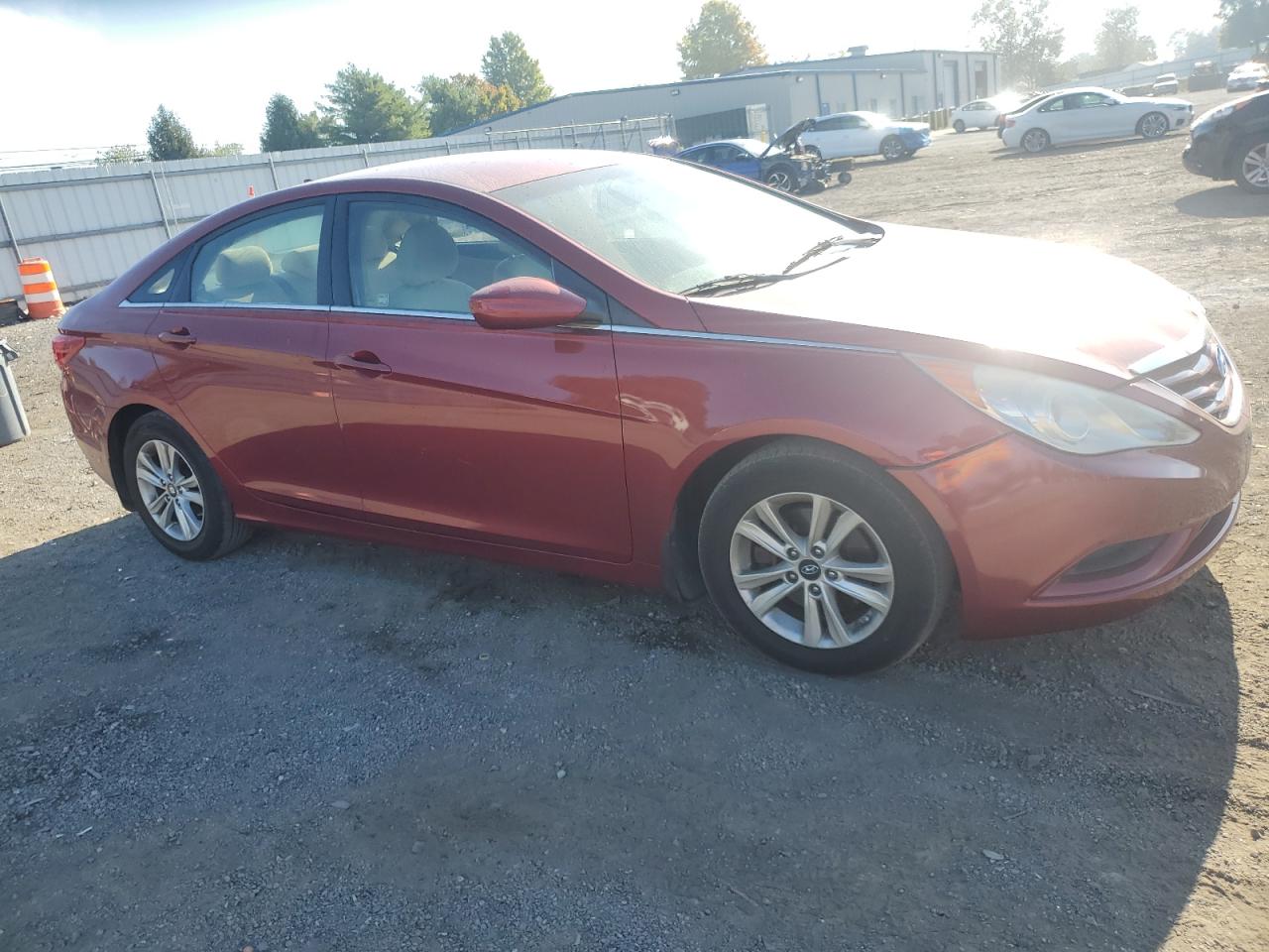 2011 Hyundai Sonata Gls Red vin: 5NPEB4AC8BH099267