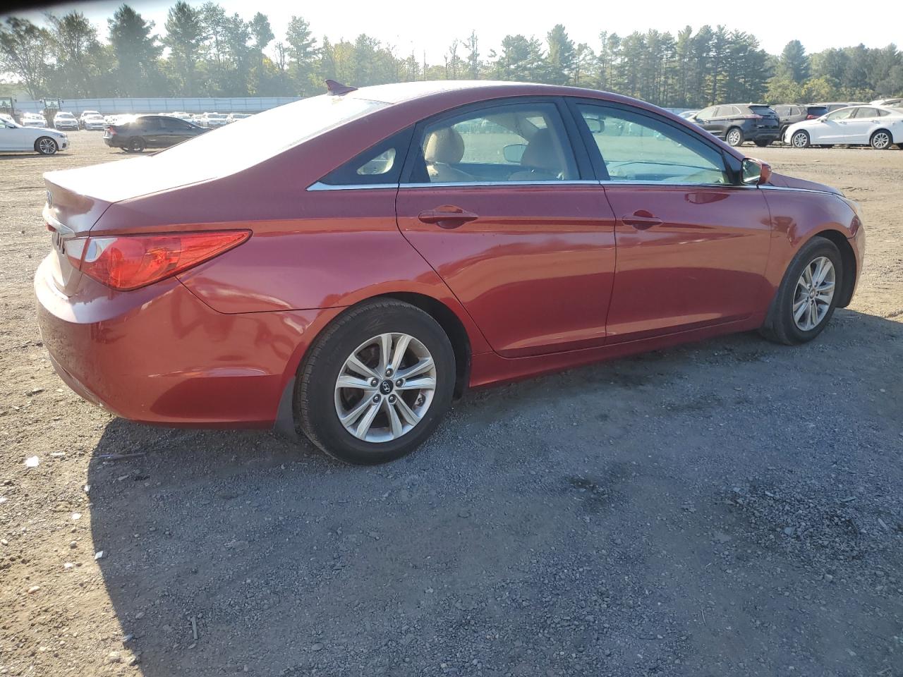 2011 Hyundai Sonata Gls Red vin: 5NPEB4AC8BH099267