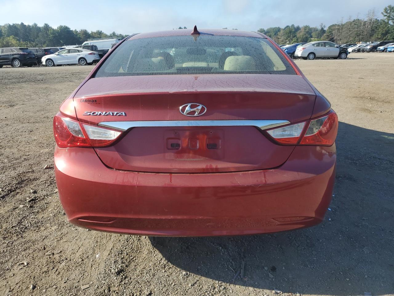 2011 Hyundai Sonata Gls Red vin: 5NPEB4AC8BH099267