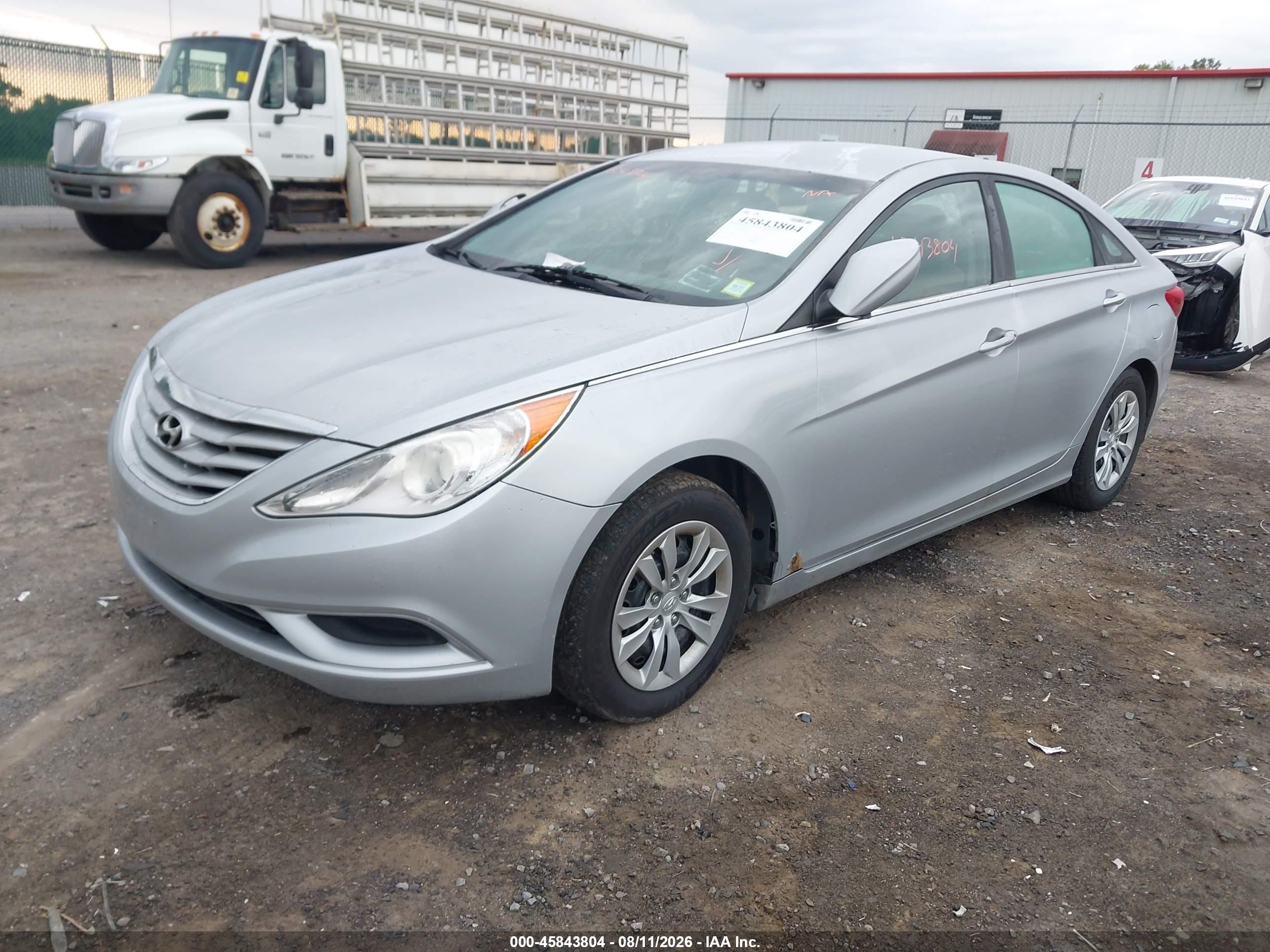 2011 Hyundai Sonata Gls Silver vin: 5NPEB4AC8BH100322
