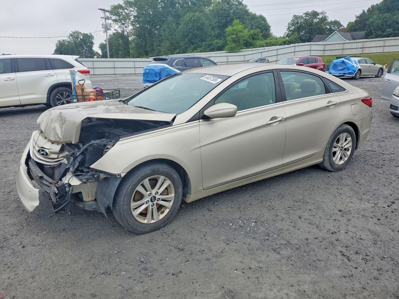 2011 Hyundai Sonata Gls Beige vin: 5NPEB4AC8BH114432