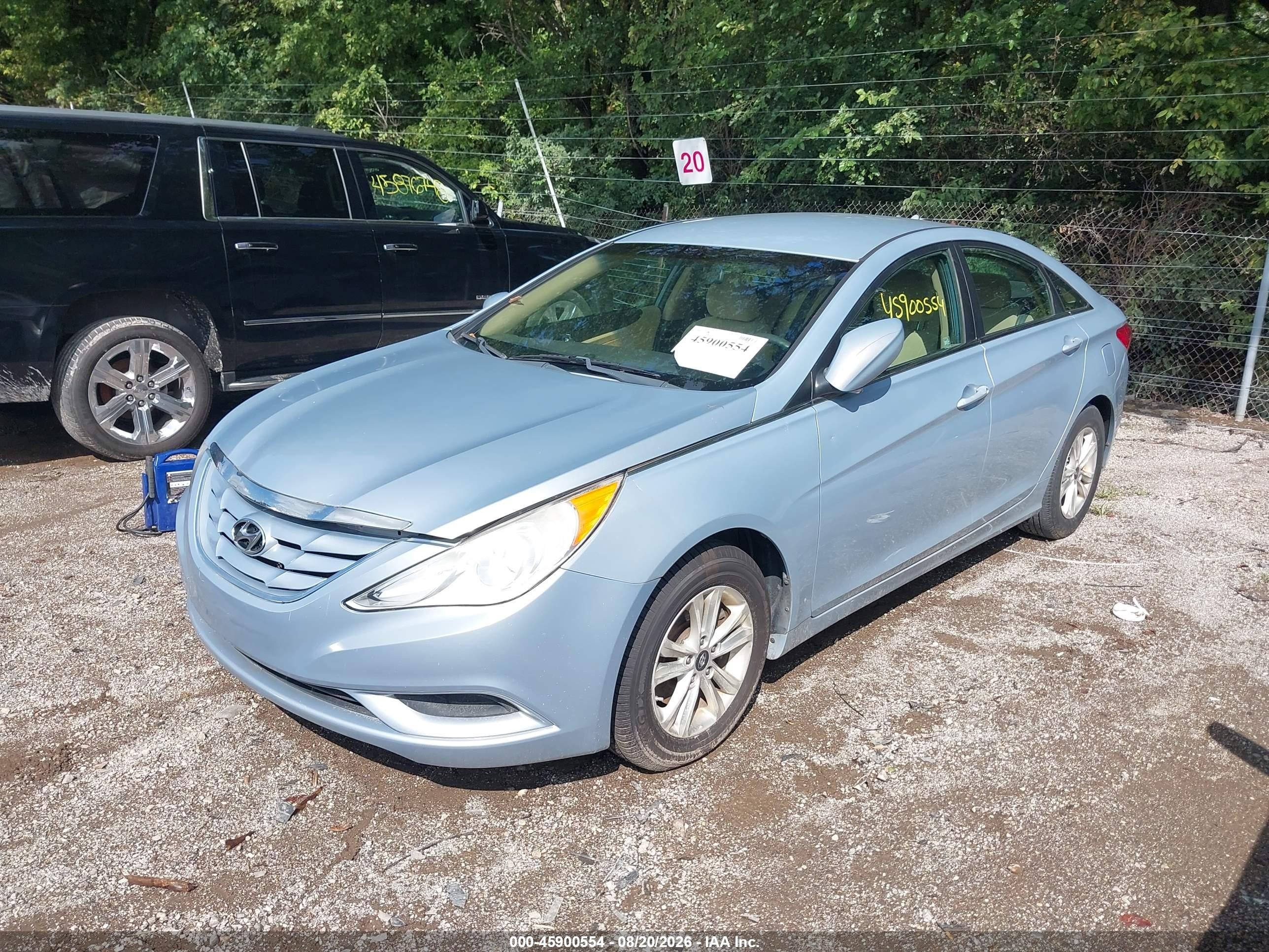 2011 Hyundai Sonata Gls Синий vin: 5NPEB4AC8BH138309