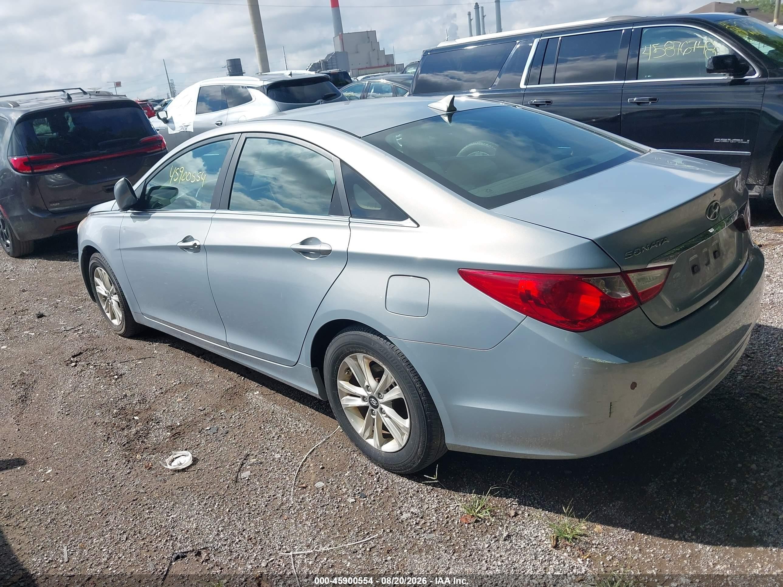 2011 Hyundai Sonata Gls Синий vin: 5NPEB4AC8BH138309