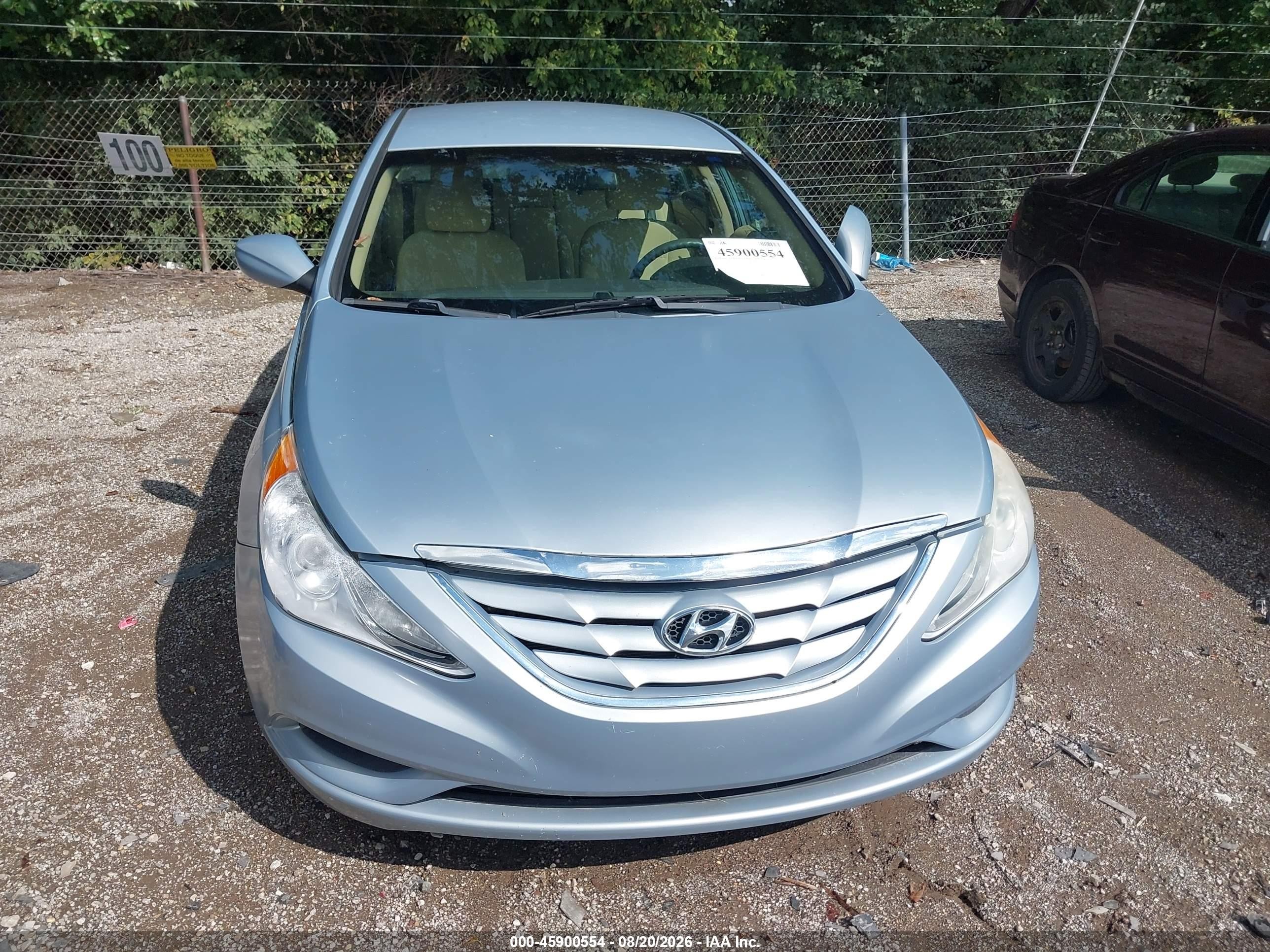 2011 Hyundai Sonata Gls Синий vin: 5NPEB4AC8BH138309