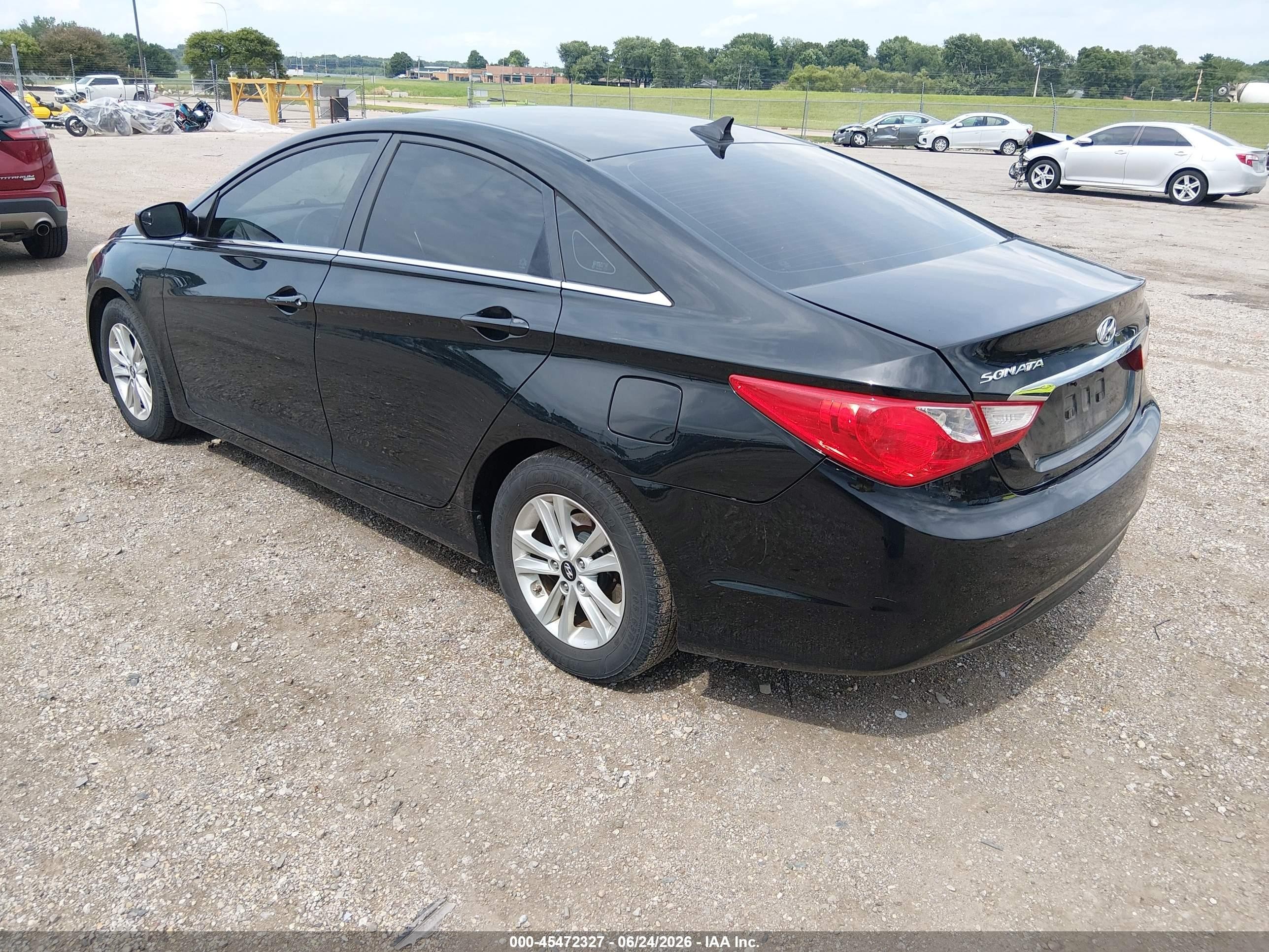 2011 Hyundai Sonata Gls Black vin: 5NPEB4AC8BH166823