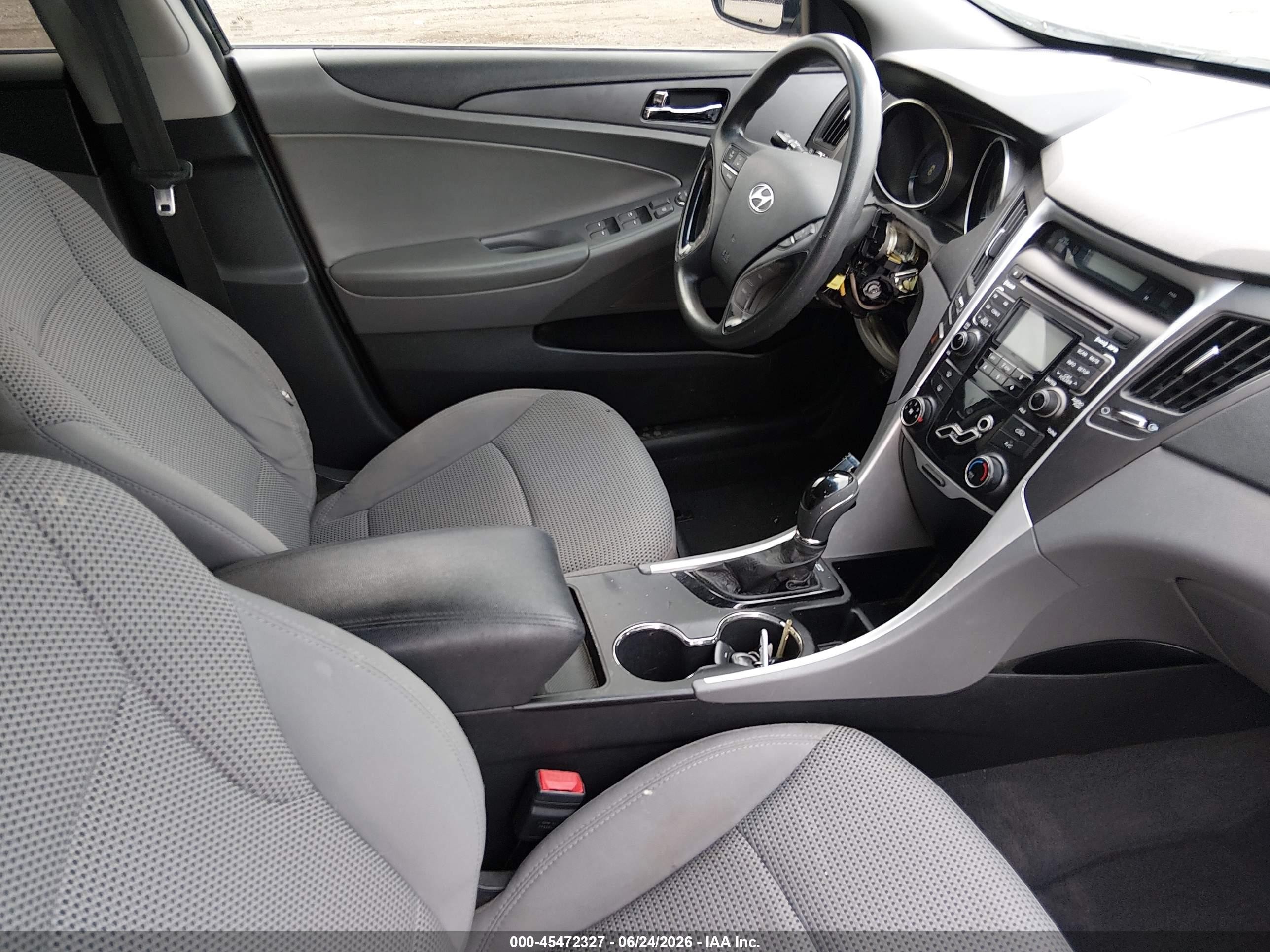2011 Hyundai Sonata Gls Black vin: 5NPEB4AC8BH166823