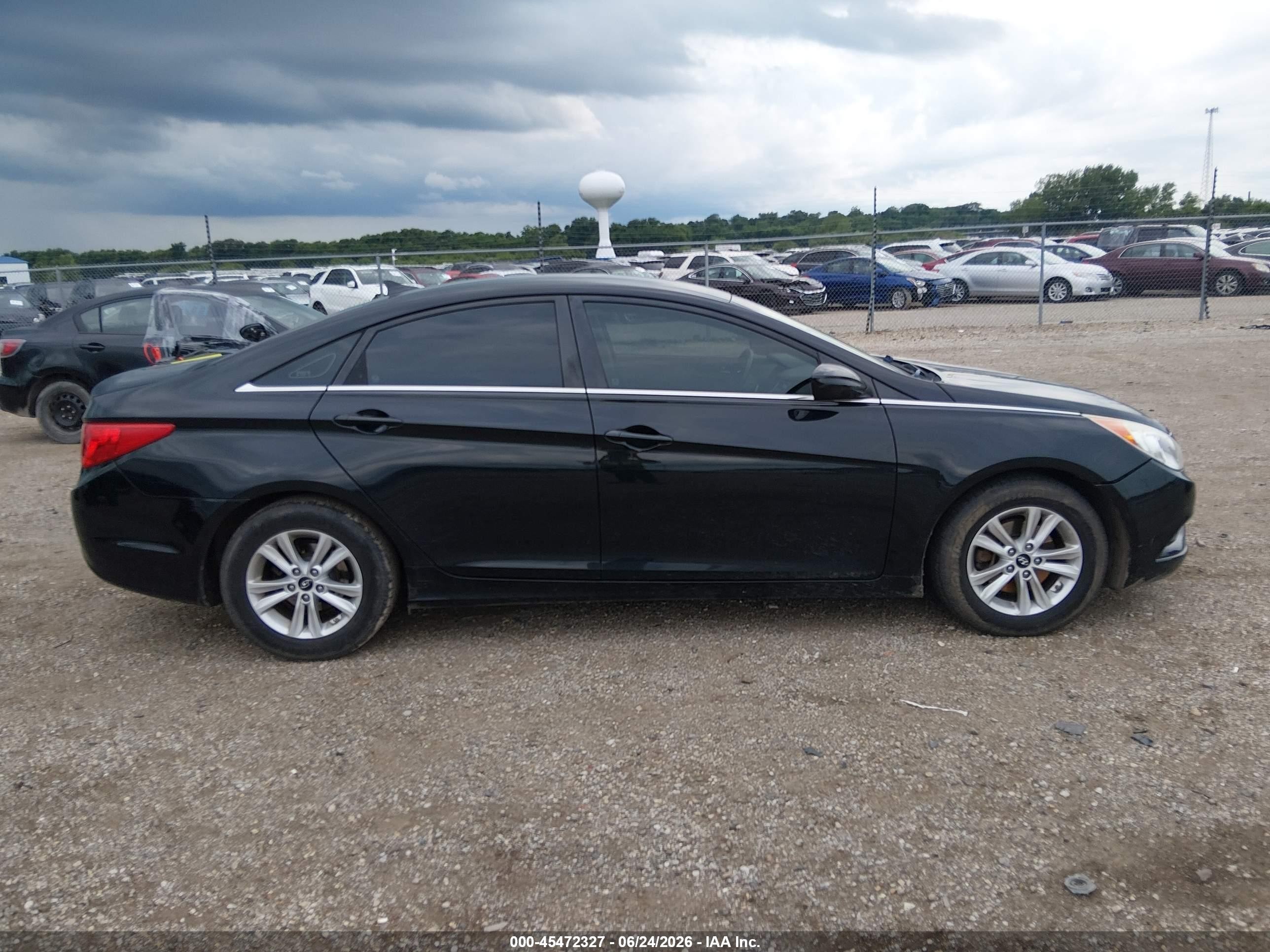 2011 Hyundai Sonata Gls Black vin: 5NPEB4AC8BH166823