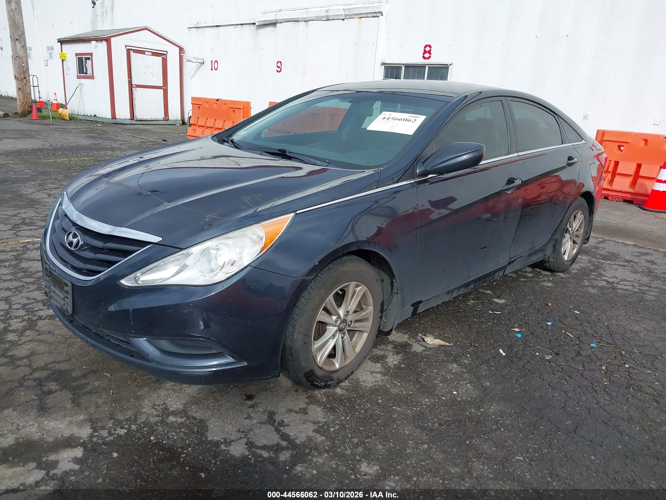 2011 Hyundai Sonata Gls Blue vin: 5NPEB4AC8BH166854