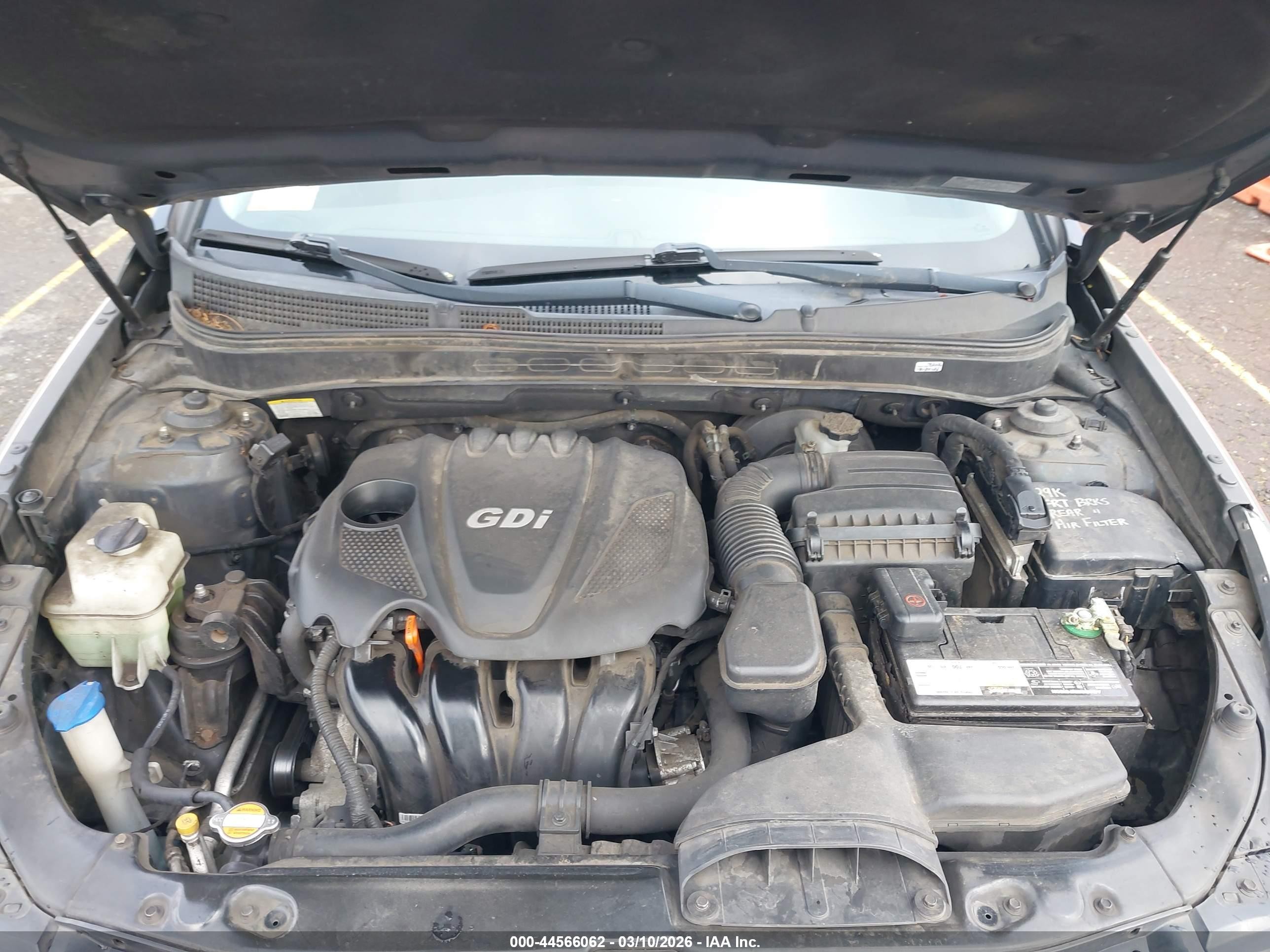 2011 Hyundai Sonata Gls Blue vin: 5NPEB4AC8BH166854