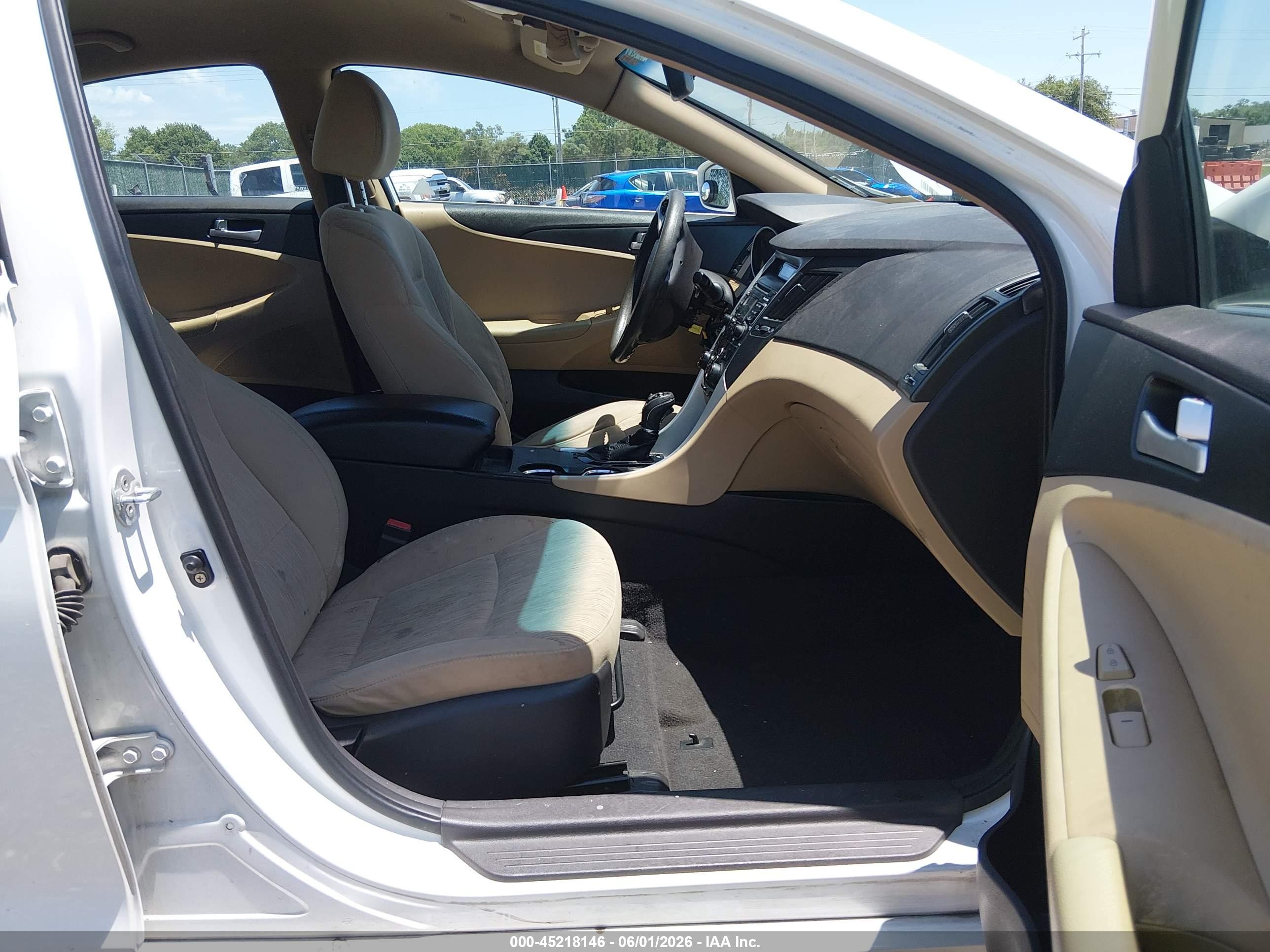 2011 Hyundai Sonata Gls White vin: 5NPEB4AC8BH197487