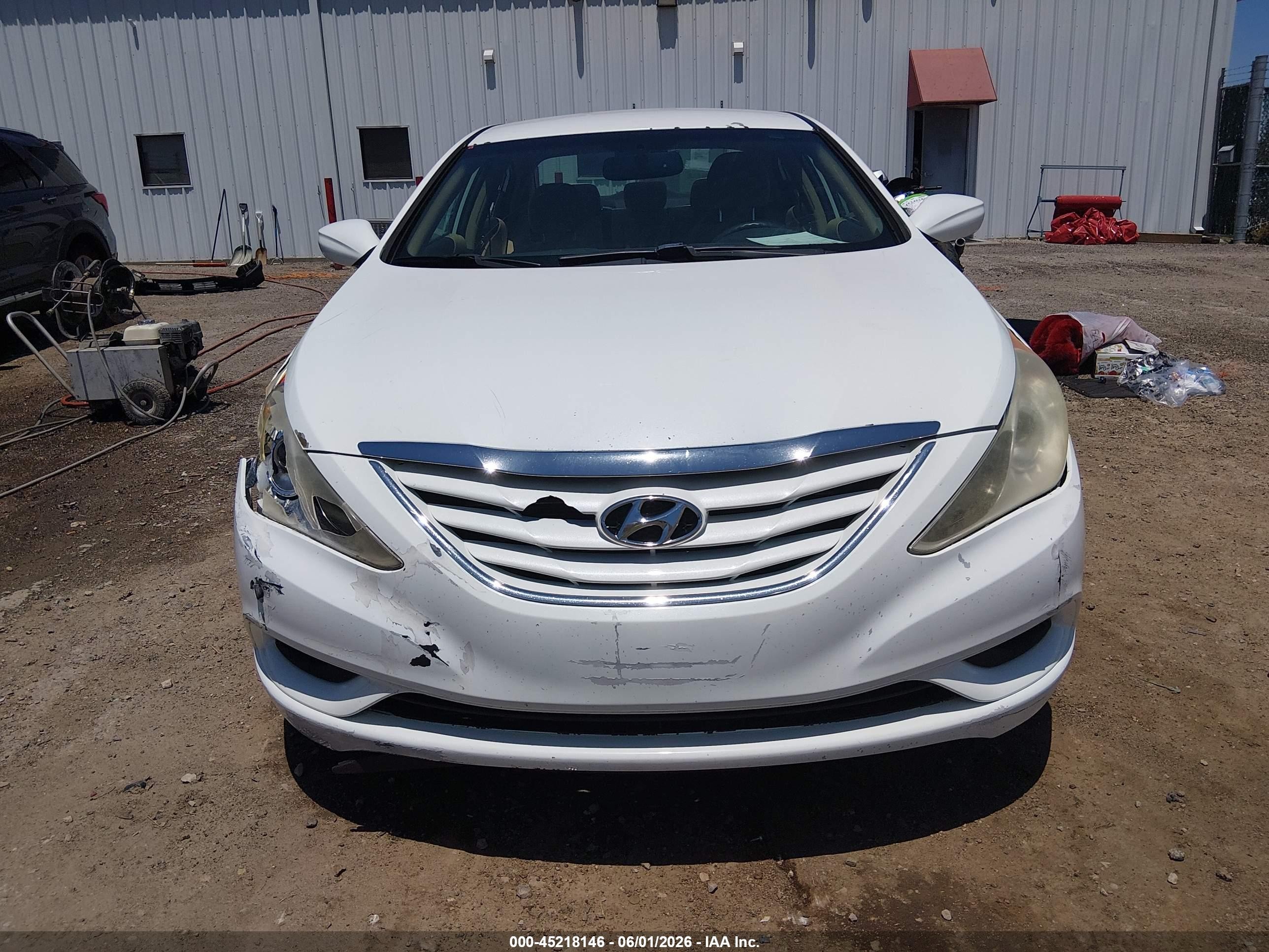 2011 Hyundai Sonata Gls White vin: 5NPEB4AC8BH197487