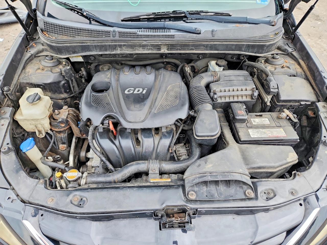 2011 Hyundai Sonata Gls Black vin: 5NPEB4AC8BH198607