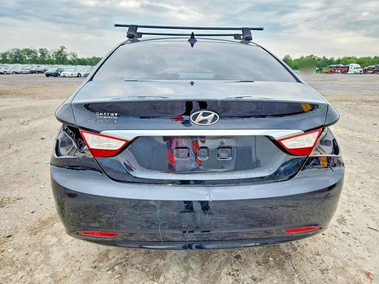 2011 Hyundai Sonata Gls Black vin: 5NPEB4AC8BH198607