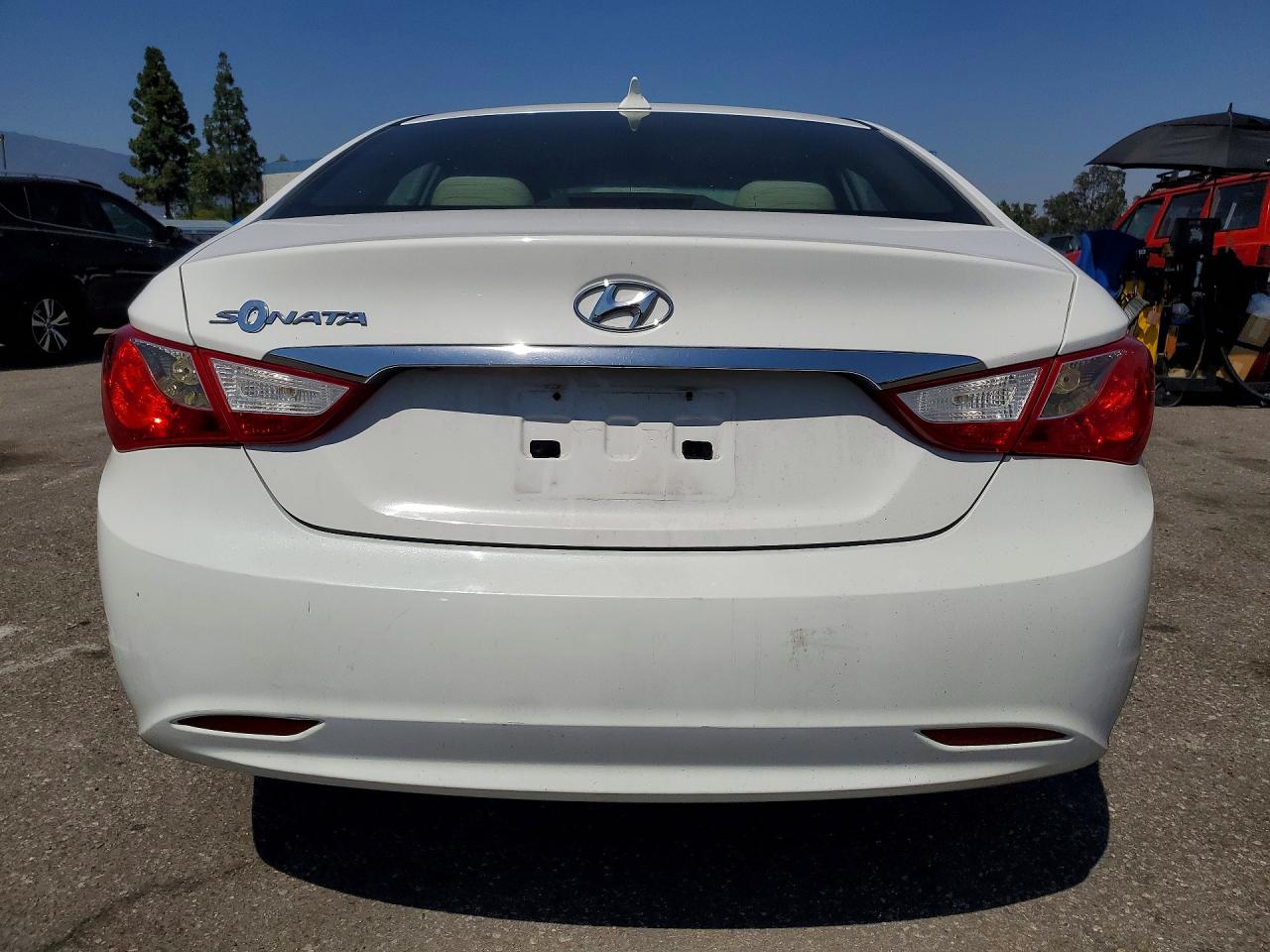 2011 Hyundai Sonata Gls White vin: 5NPEB4AC8BH202350