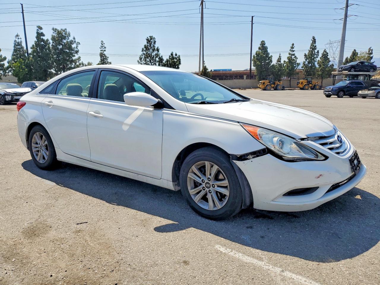 2011 Hyundai Sonata Gls White vin: 5NPEB4AC8BH202350