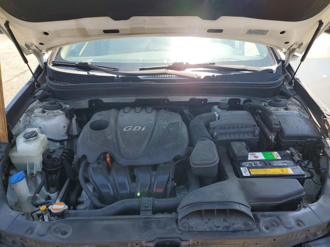 2011 Hyundai Sonata Gls White vin: 5NPEB4AC8BH202350
