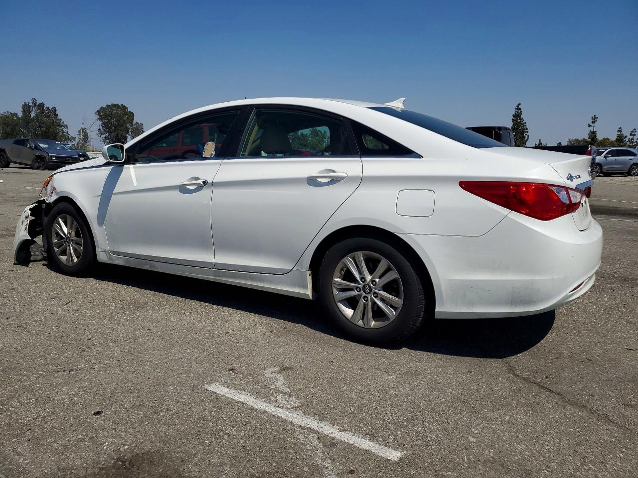 2011 Hyundai Sonata Gls White vin: 5NPEB4AC8BH202350