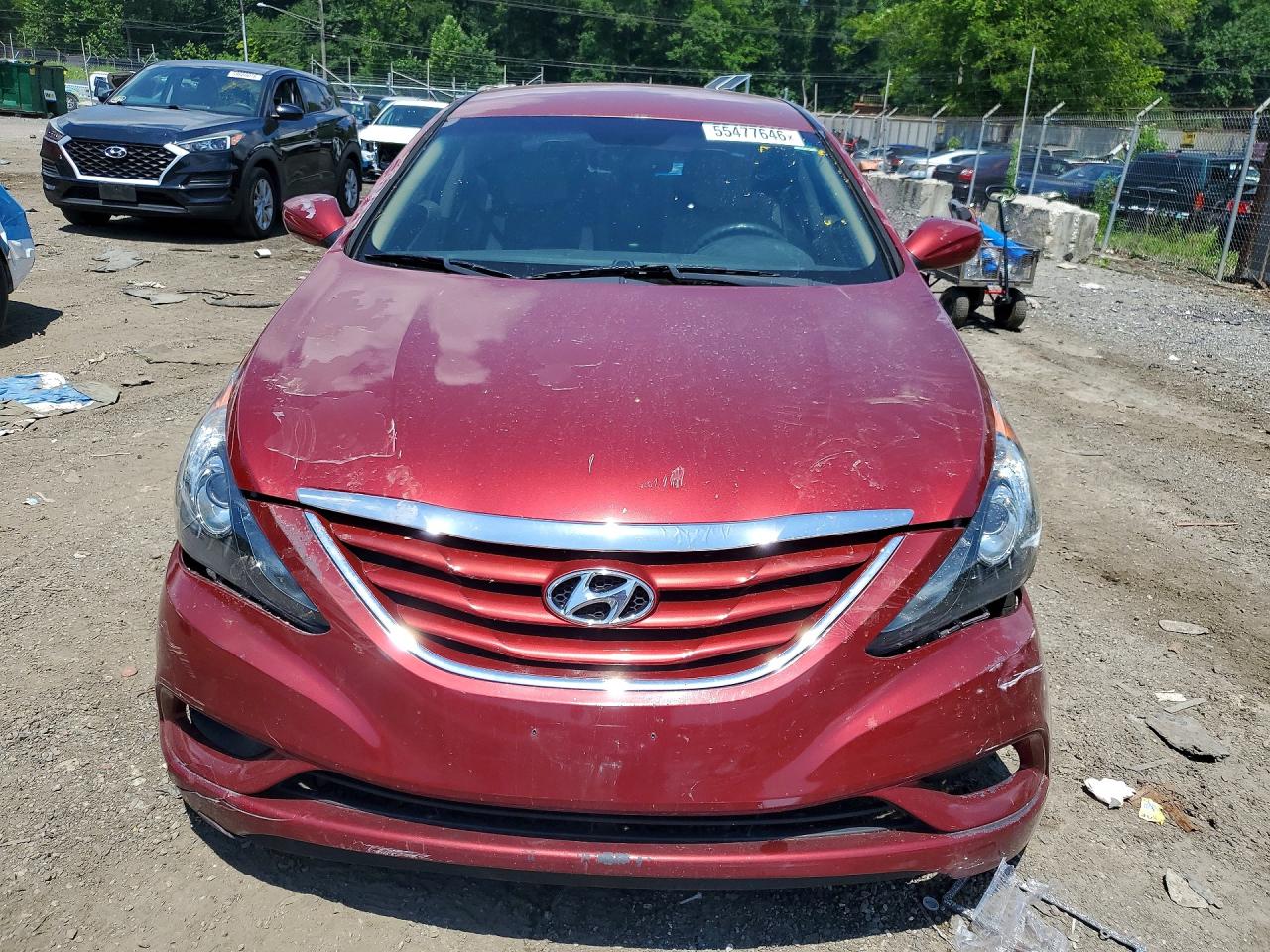 2011 Hyundai Sonata Gls Red vin: 5NPEB4AC8BH218144