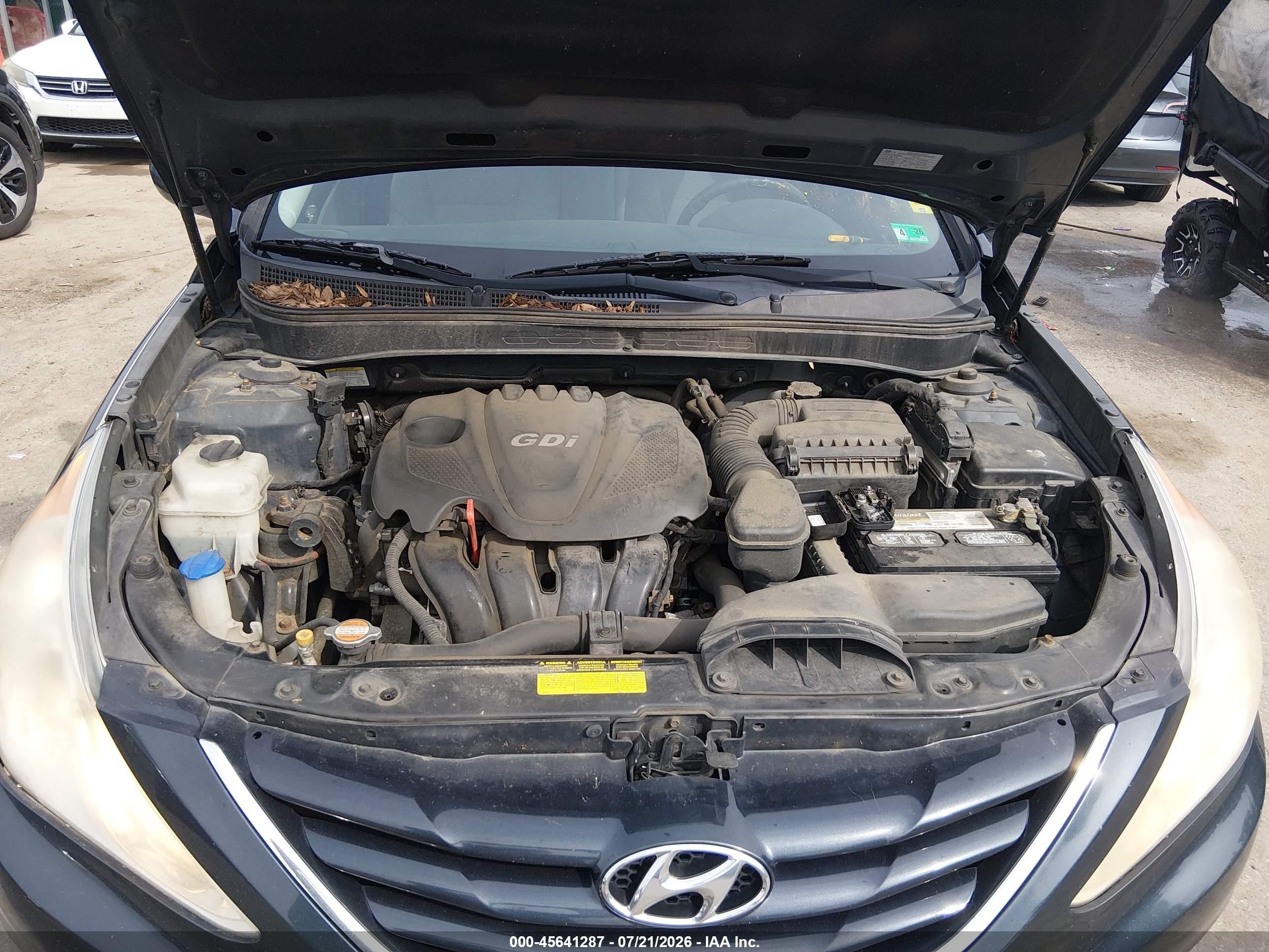2011 Hyundai Sonata Gls Black vin: 5NPEB4AC8BH256778