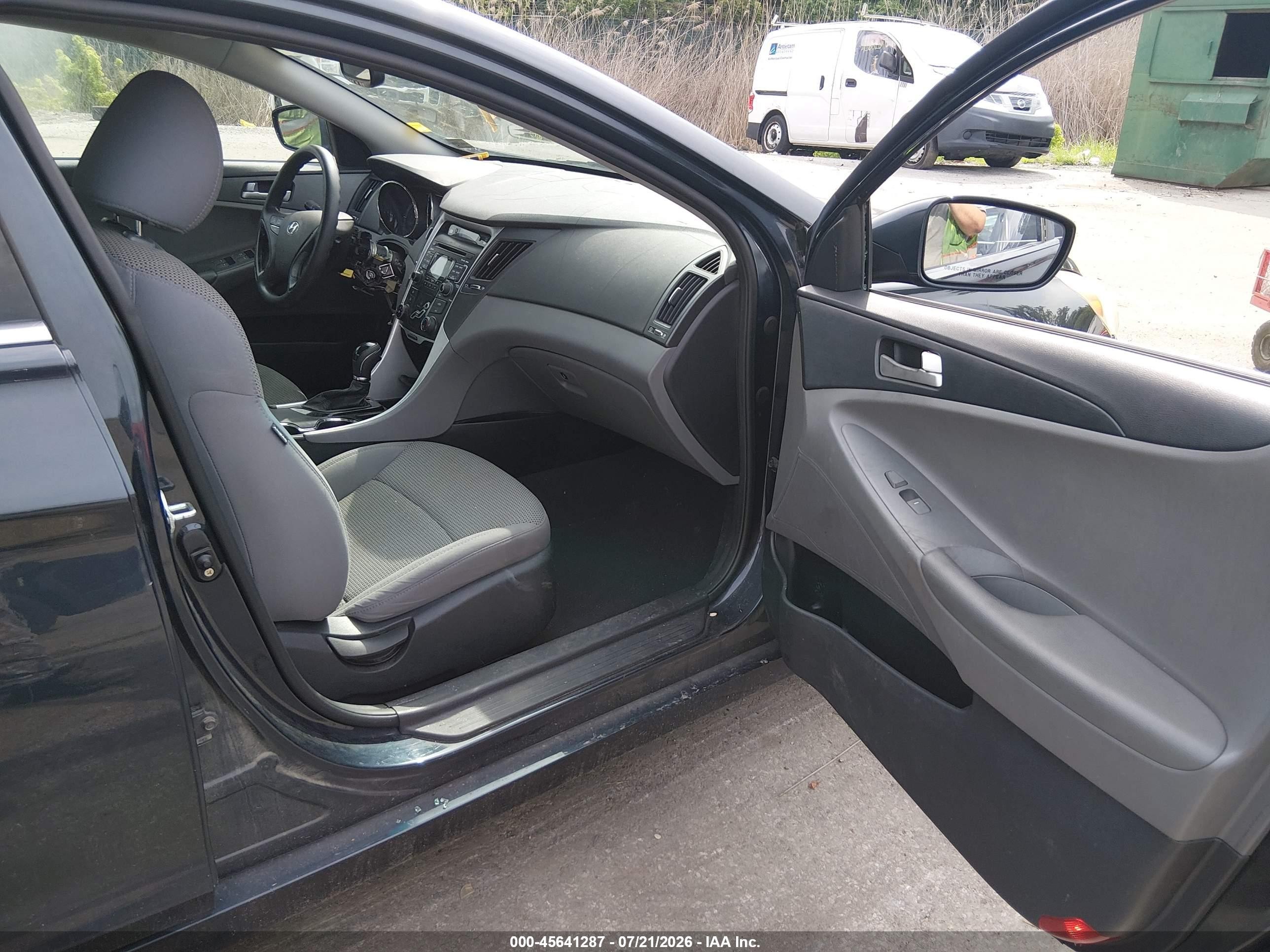 2011 Hyundai Sonata Gls Black vin: 5NPEB4AC8BH256778
