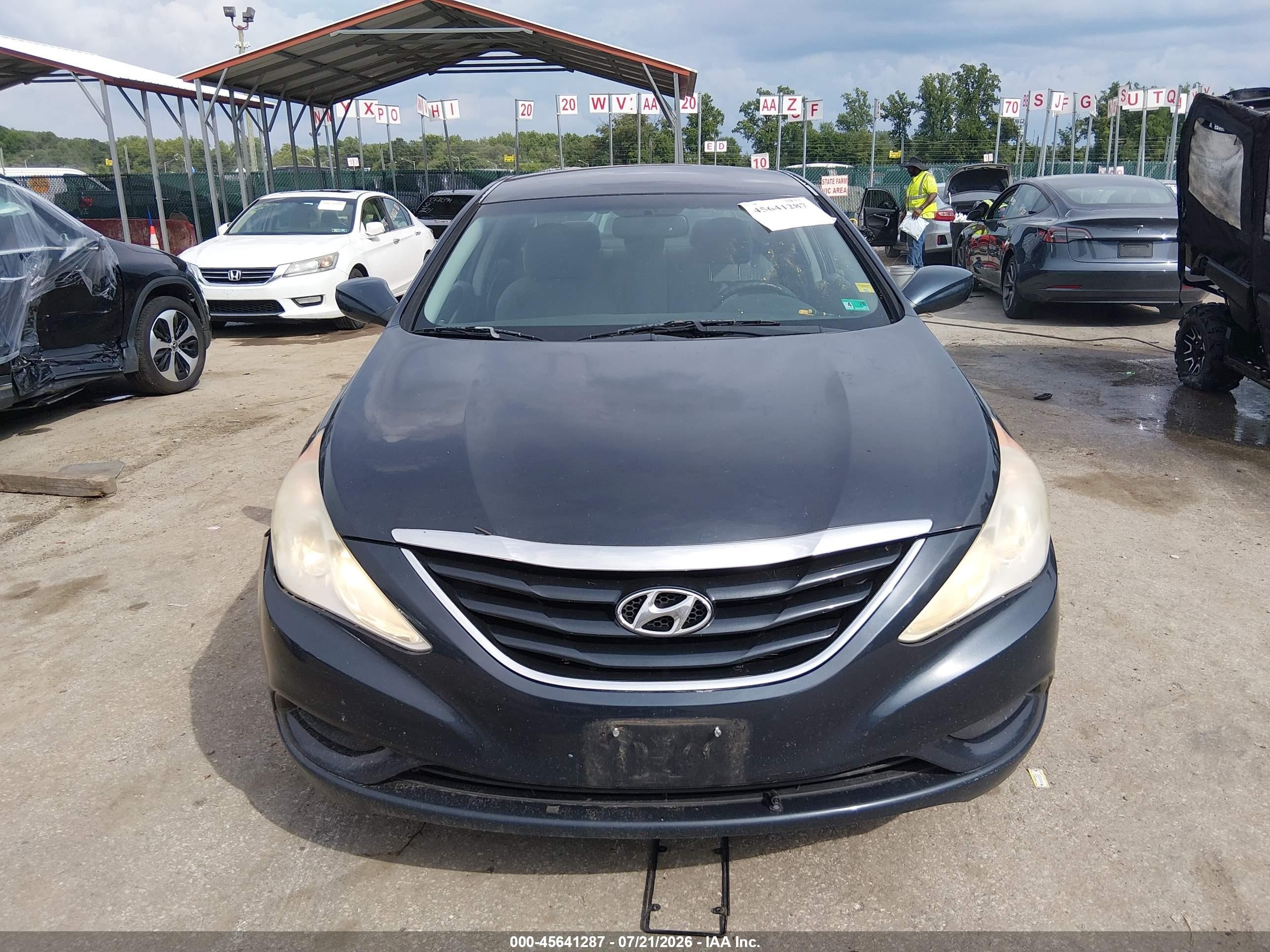 2011 Hyundai Sonata Gls Black vin: 5NPEB4AC8BH256778