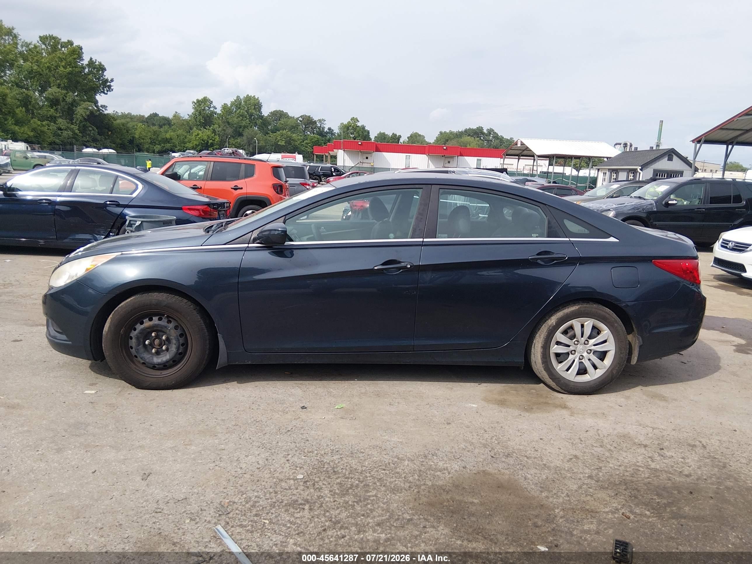 2011 Hyundai Sonata Gls Black vin: 5NPEB4AC8BH256778