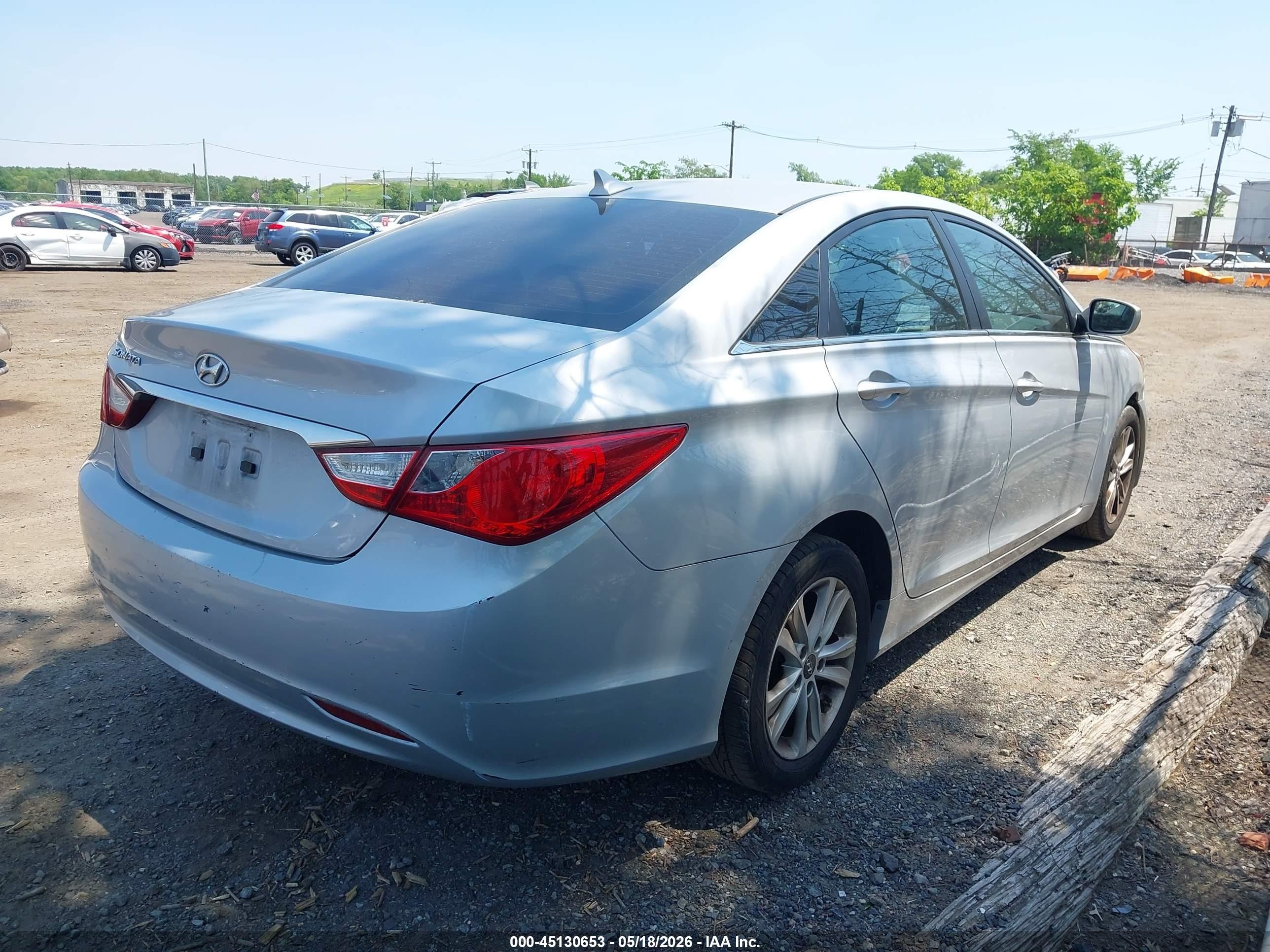 2011 Hyundai Sonata Gls Silver vin: 5NPEB4AC8BH260376