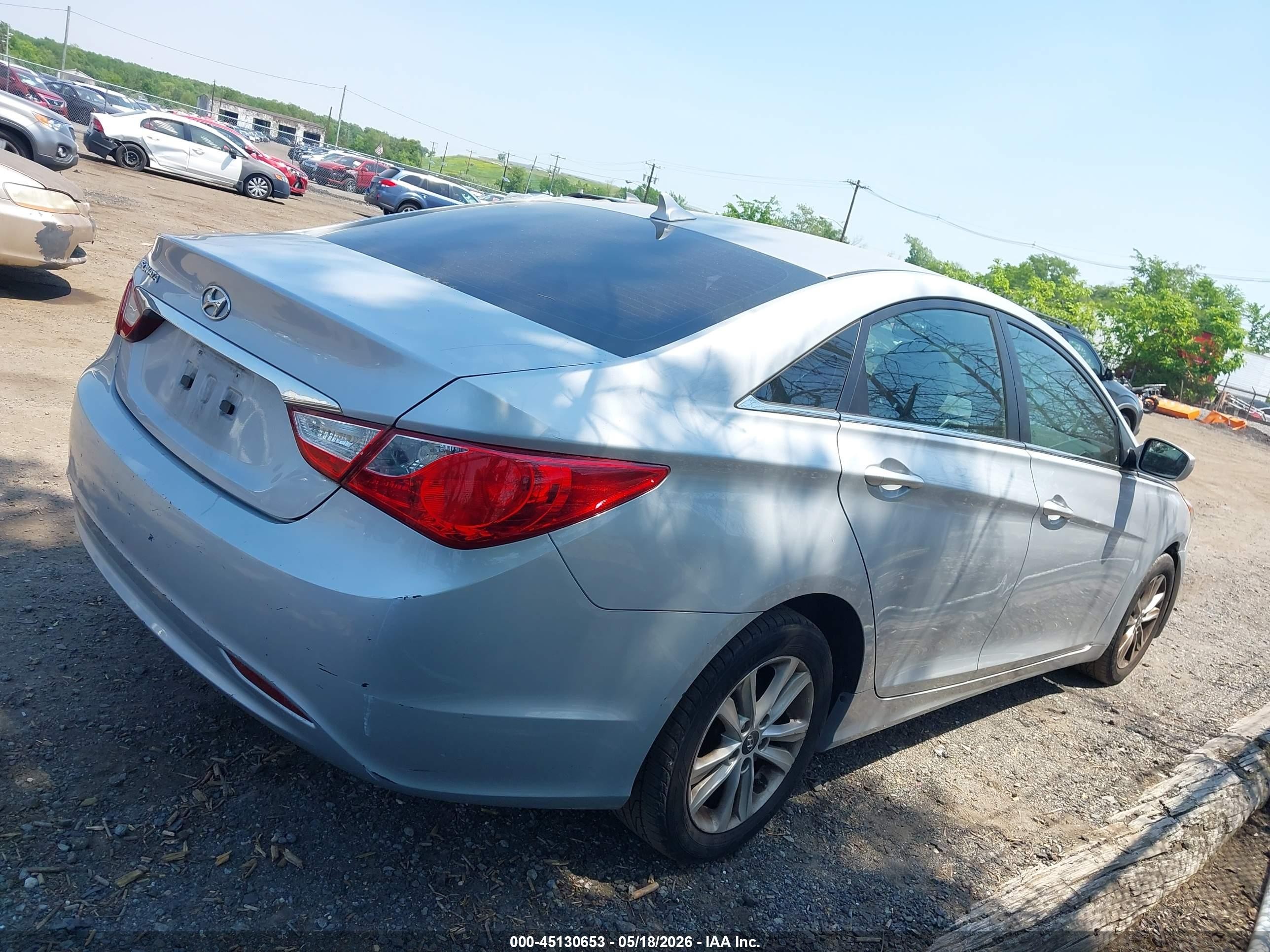 2011 Hyundai Sonata Gls Silver vin: 5NPEB4AC8BH260376