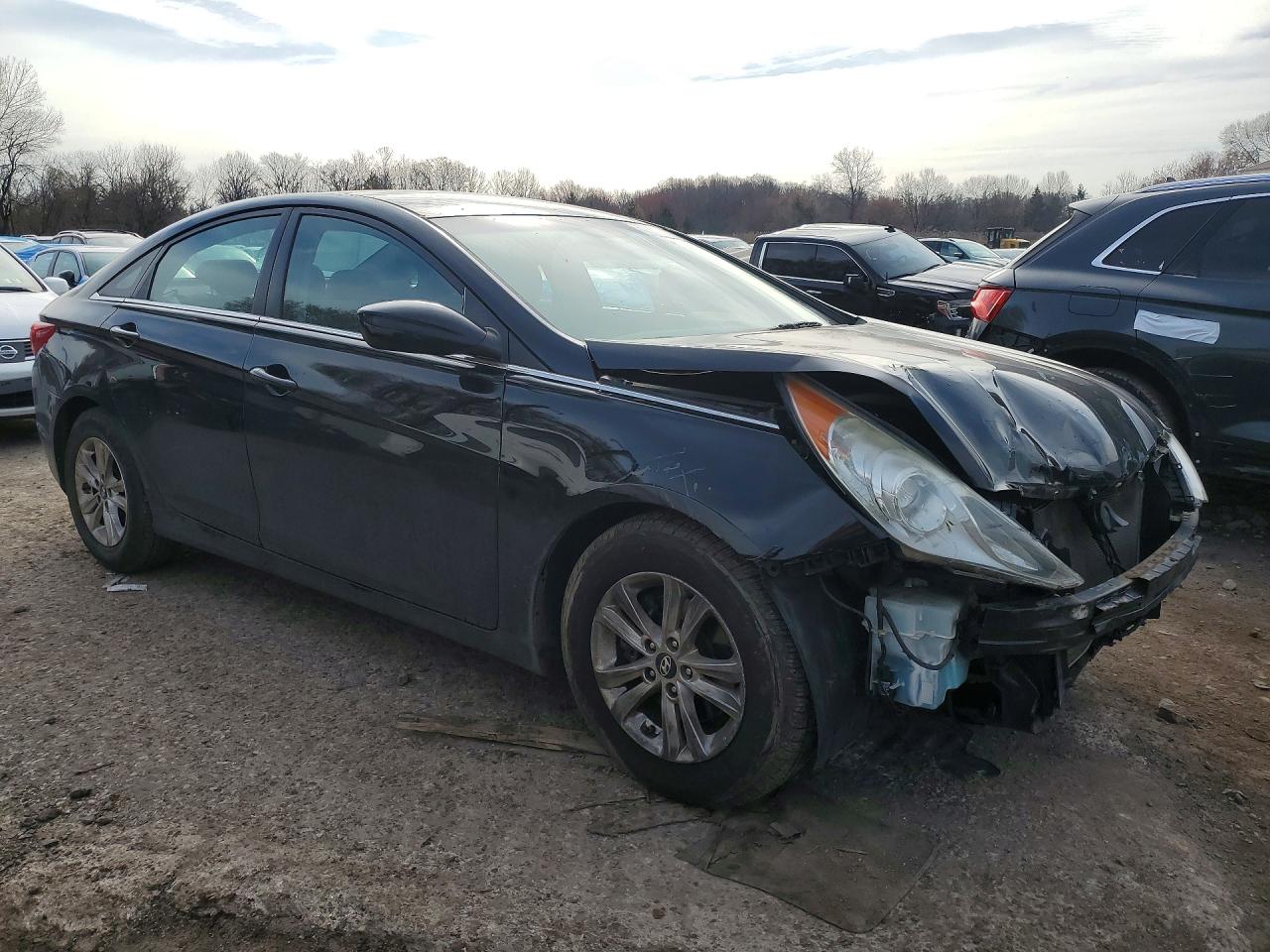 2011 Hyundai Sonata Gls Black vin: 5NPEB4AC8BH262676