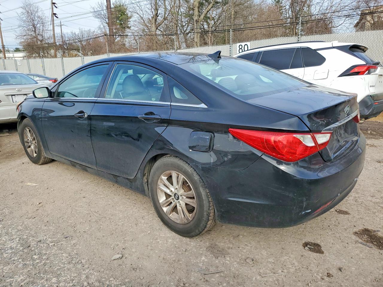 2011 Hyundai Sonata Gls Black vin: 5NPEB4AC8BH262676