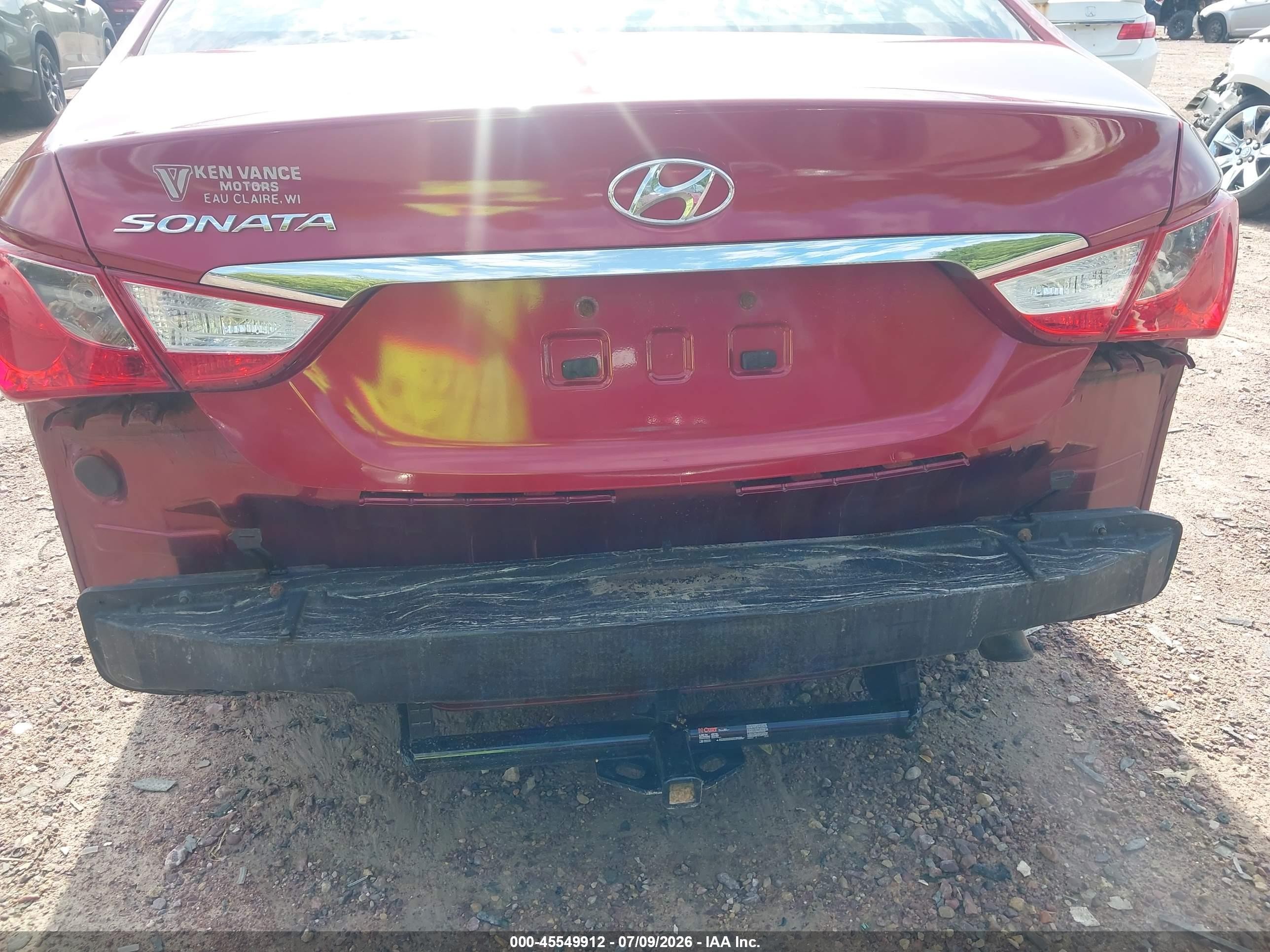 2011 Hyundai Sonata Gls Красный vin: 5NPEB4AC8BH268641