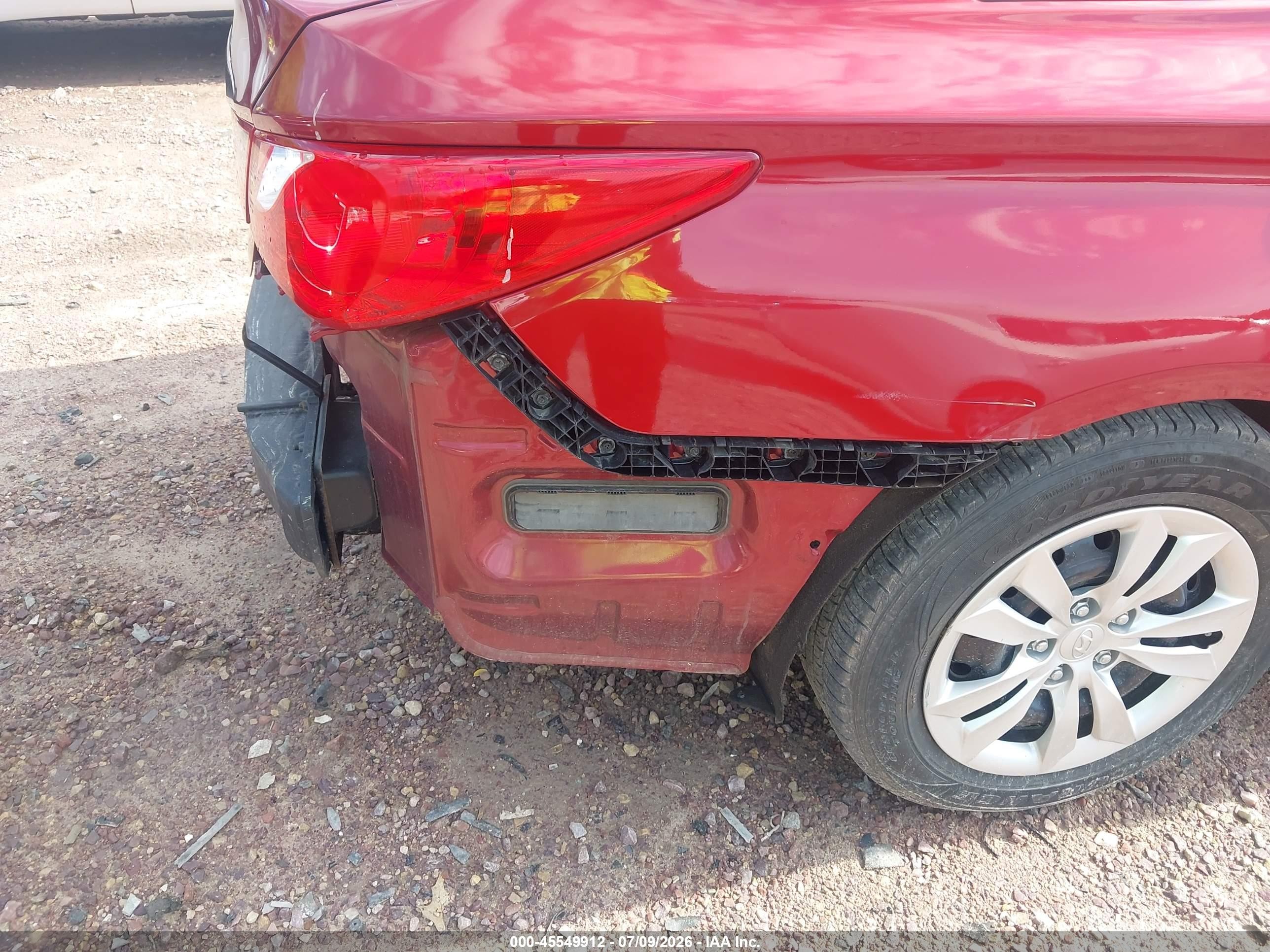 2011 Hyundai Sonata Gls Красный vin: 5NPEB4AC8BH268641
