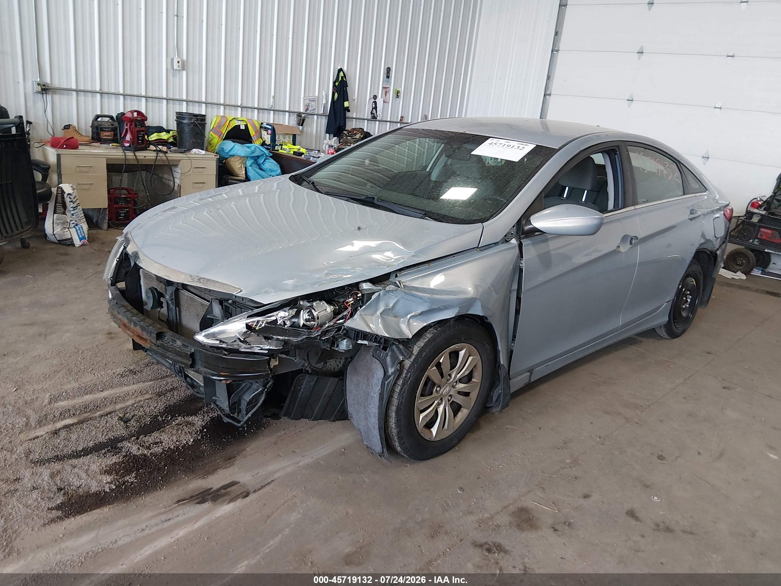 2011 Hyundai Sonata Gls Silver vin: 5NPEB4AC8BH277355