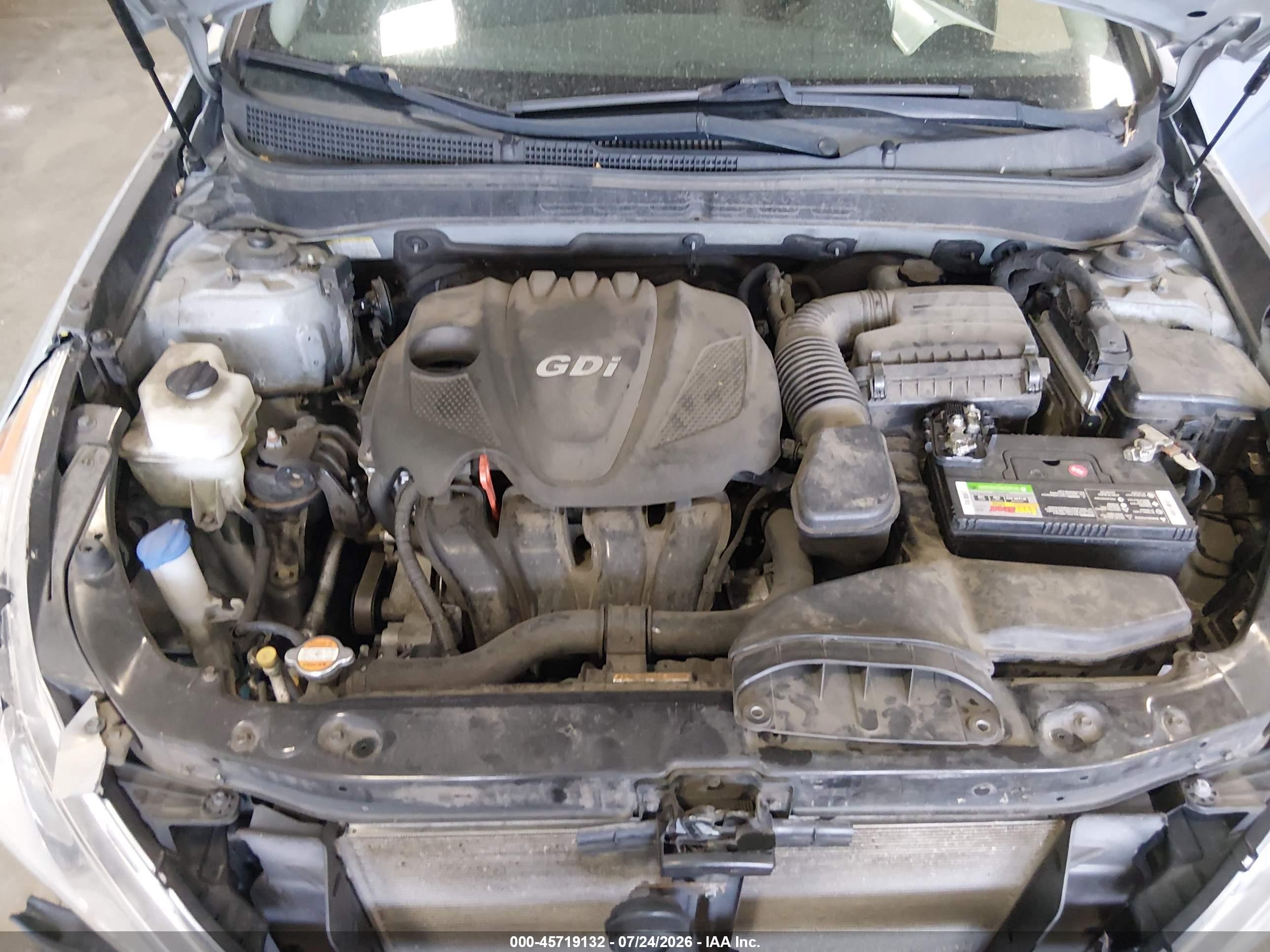 2011 Hyundai Sonata Gls Silver vin: 5NPEB4AC8BH277355