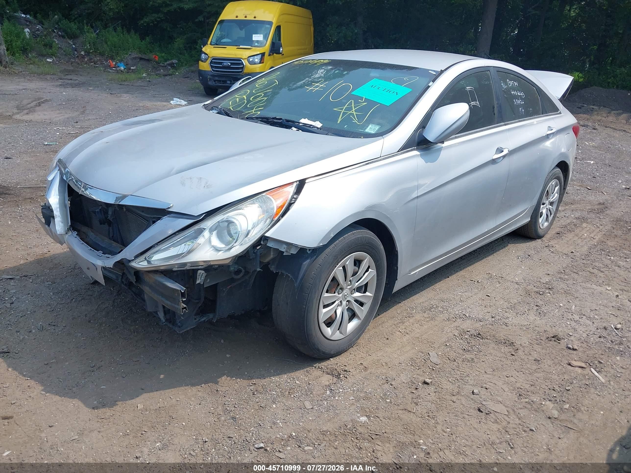 2011 Hyundai Sonata Gls Silver vin: 5NPEB4AC8BH296875