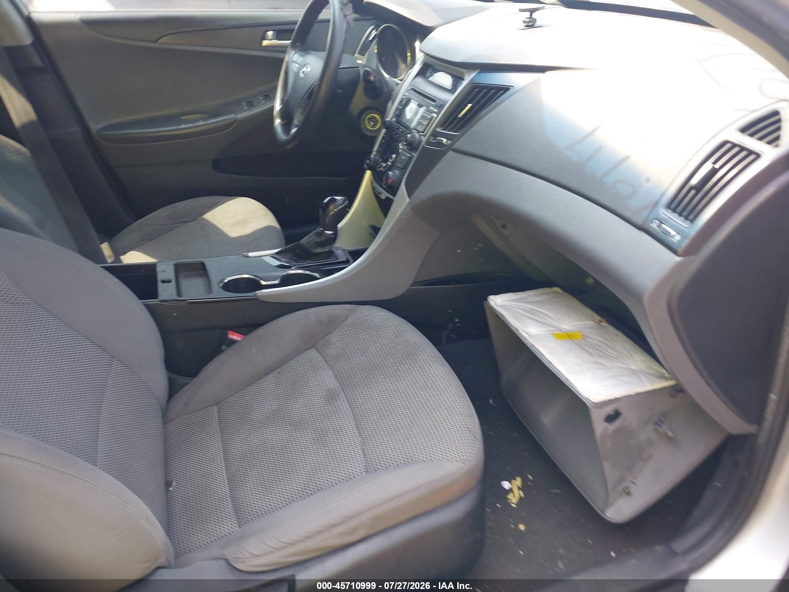 2011 Hyundai Sonata Gls Silver vin: 5NPEB4AC8BH296875