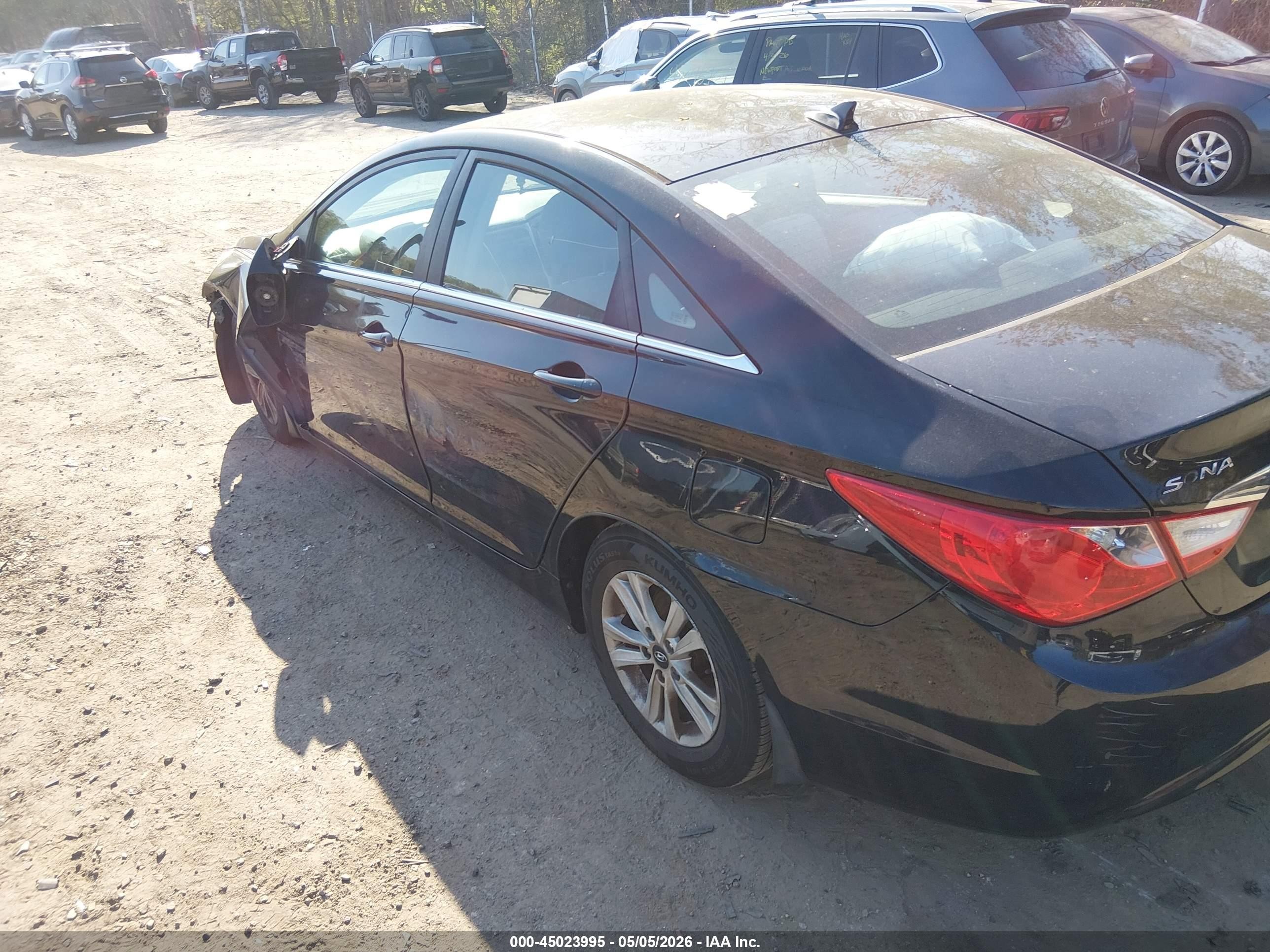 2011 Hyundai Sonata Gls Черный vin: 5NPEB4AC8BH303291