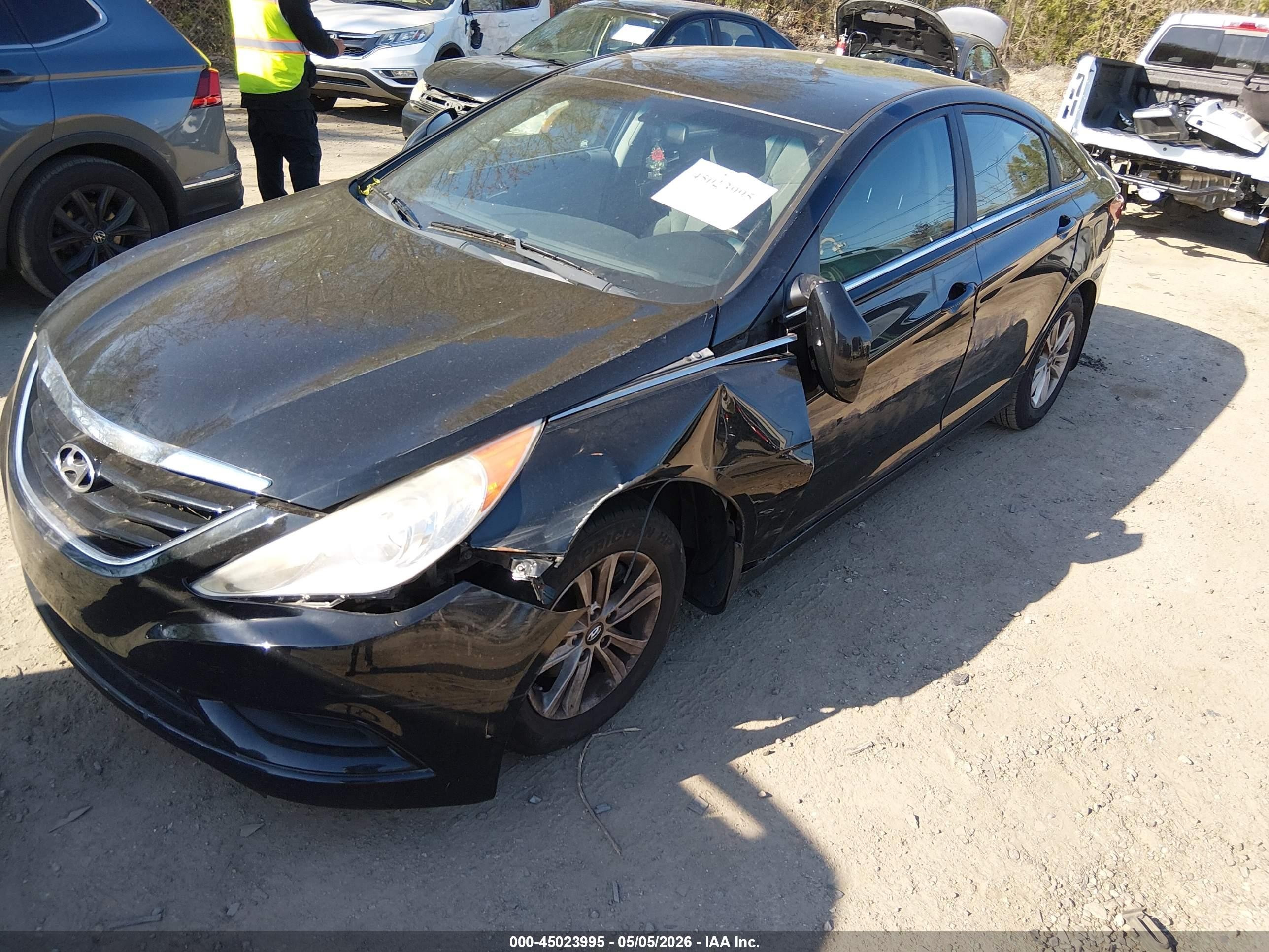 2011 Hyundai Sonata Gls Черный vin: 5NPEB4AC8BH303291