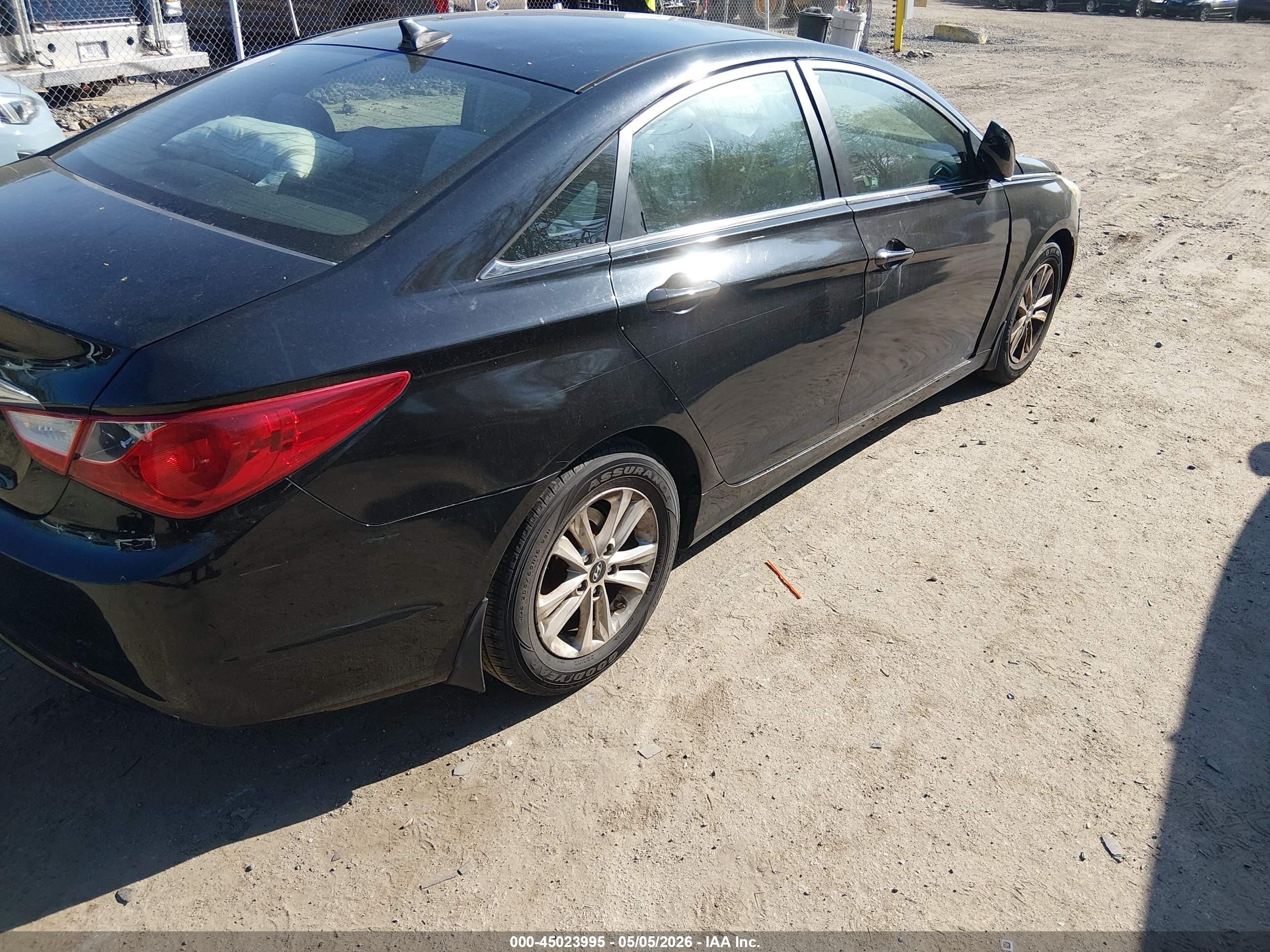 2011 Hyundai Sonata Gls Черный vin: 5NPEB4AC8BH303291
