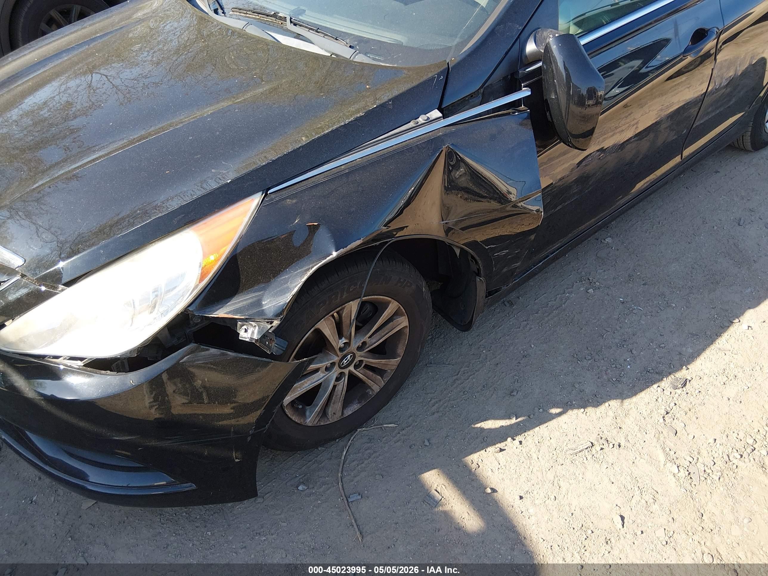 2011 Hyundai Sonata Gls Черный vin: 5NPEB4AC8BH303291