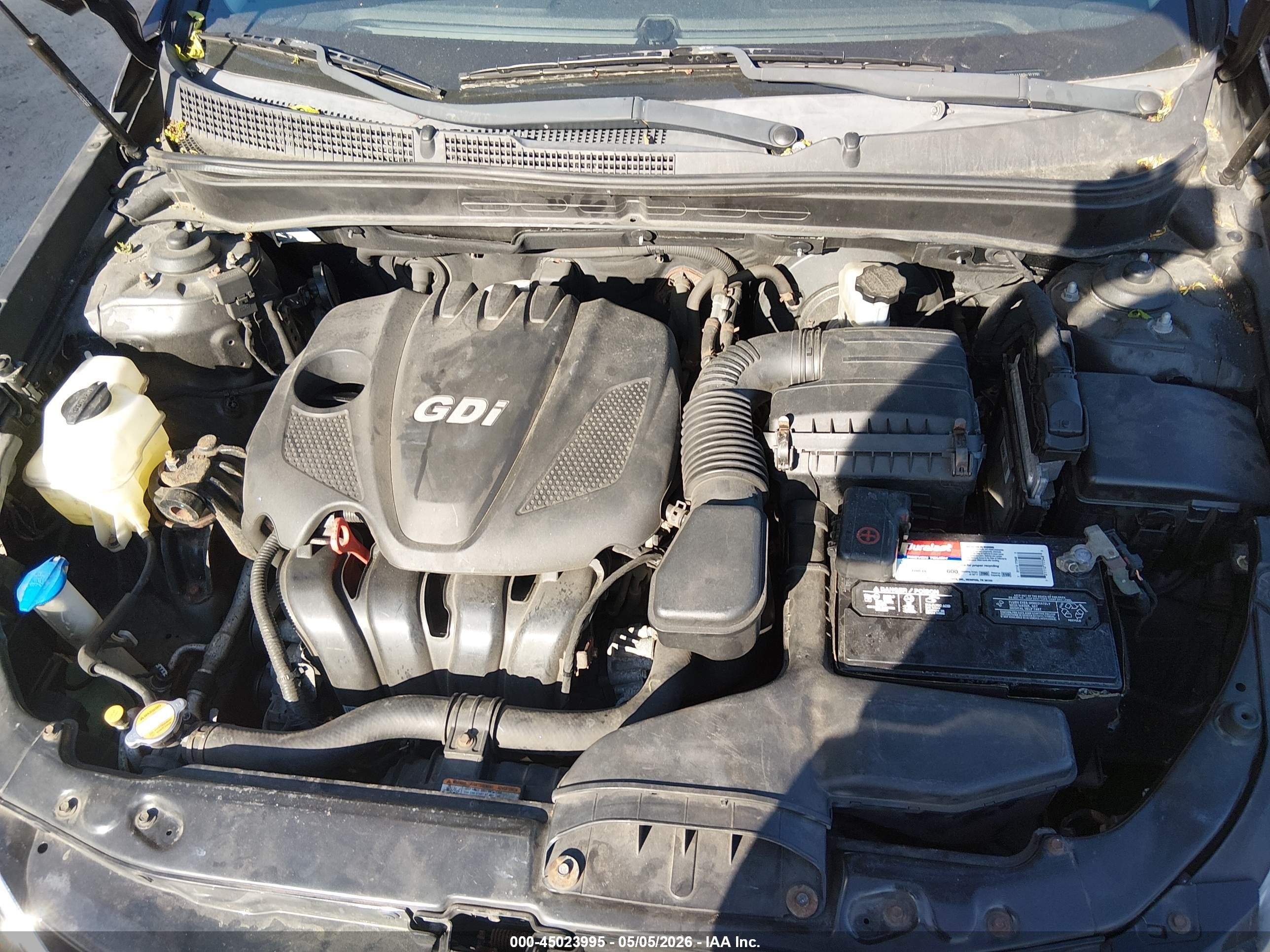 2011 Hyundai Sonata Gls Черный vin: 5NPEB4AC8BH303291