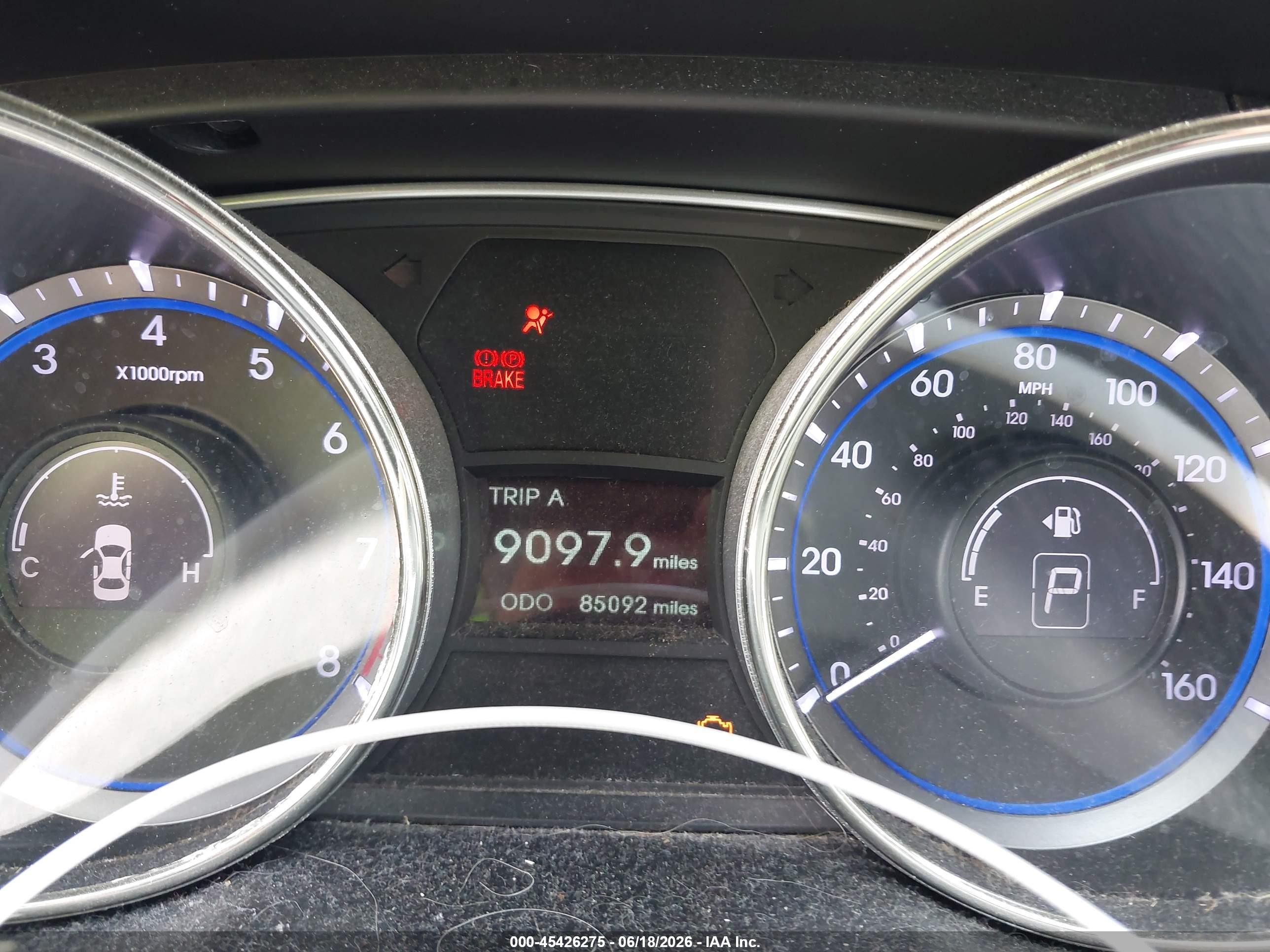 2012 Hyundai Sonata Gls Blue vin: 5NPEB4AC8CH314079